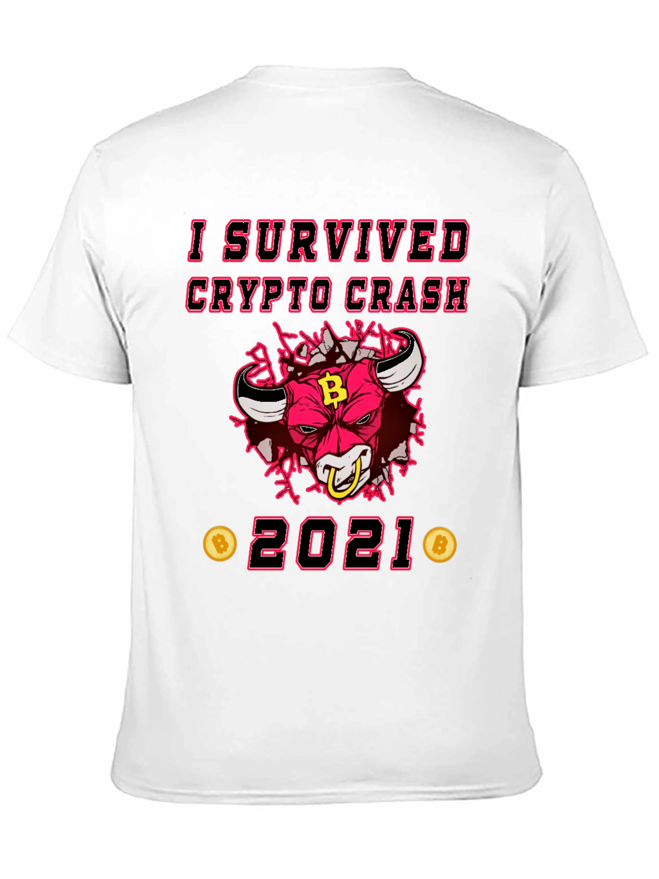 Crypto Crash 2021 Survivor Graphic Tee