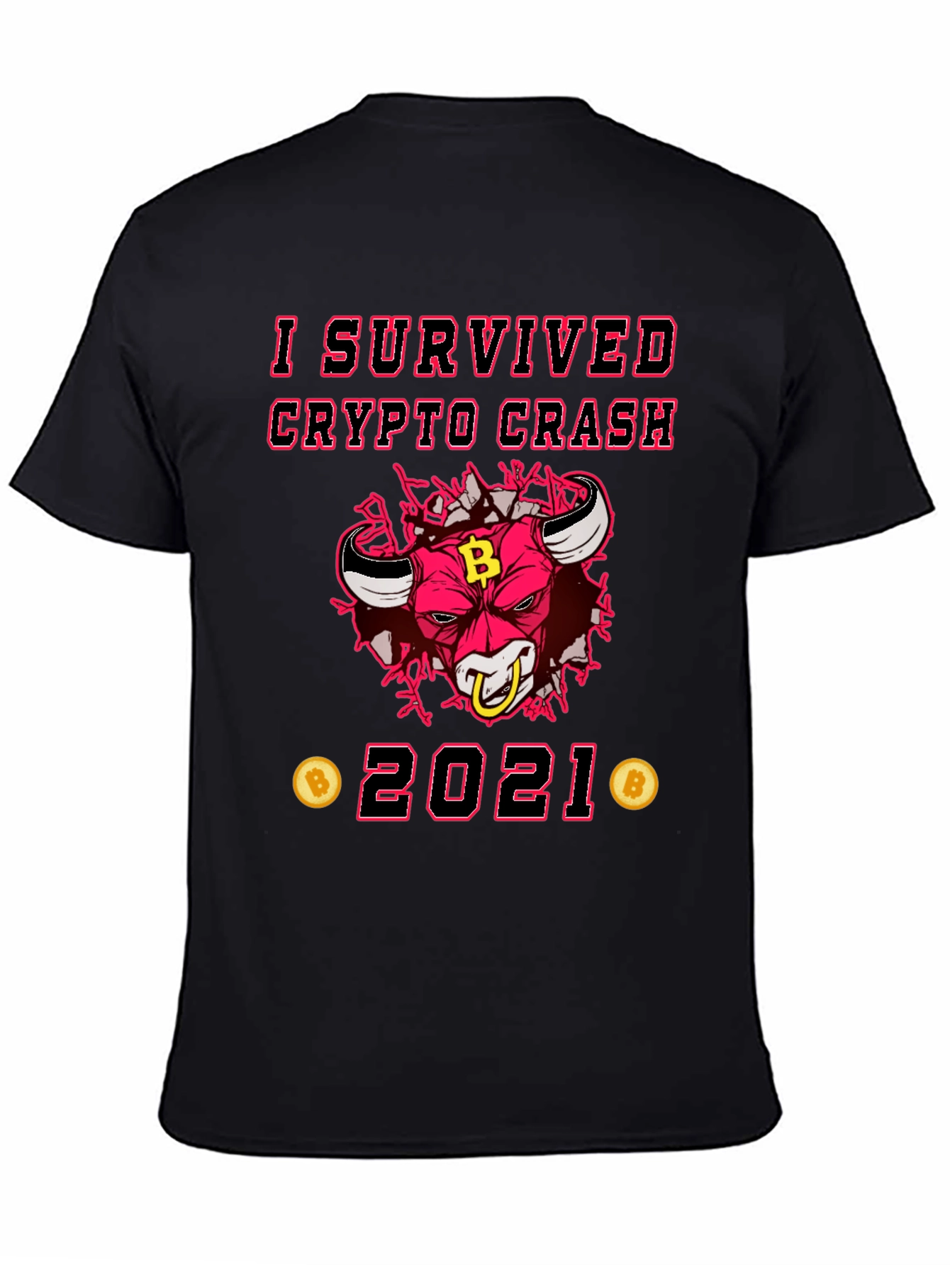 Crypto Crash 2021 Survivor Graphic Tee