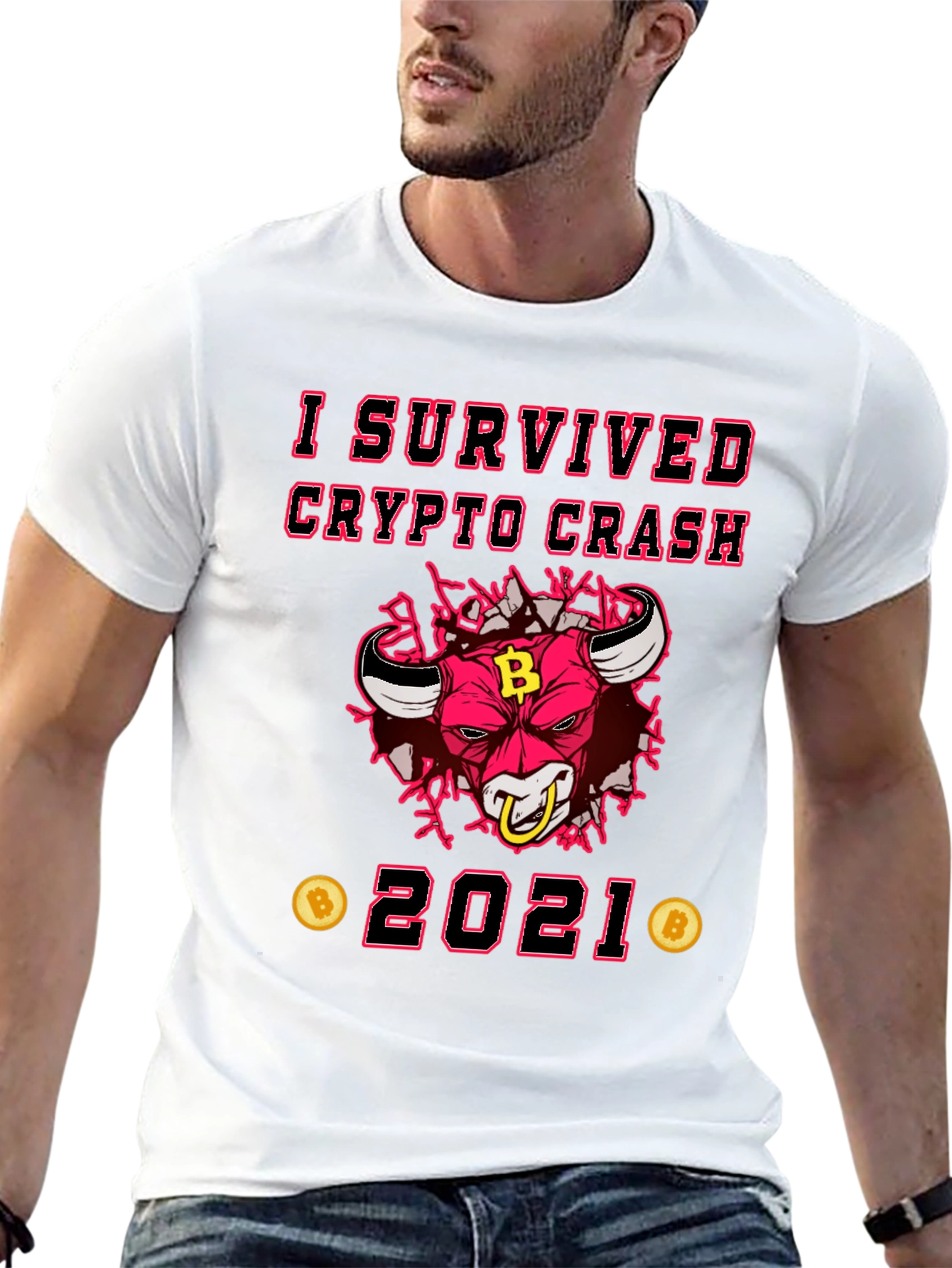 Crypto Crash 2021 Survivor Graphic Tee