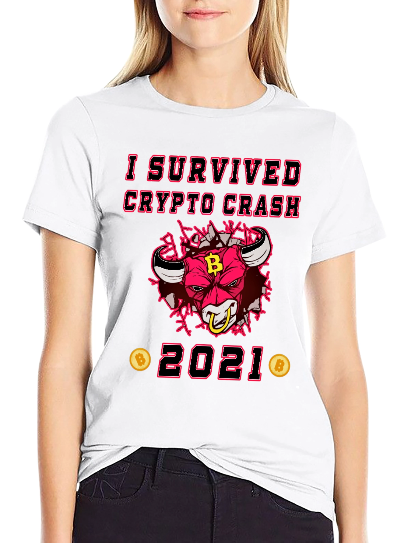 Crypto Crash 2021 Survivor Graphic Tee