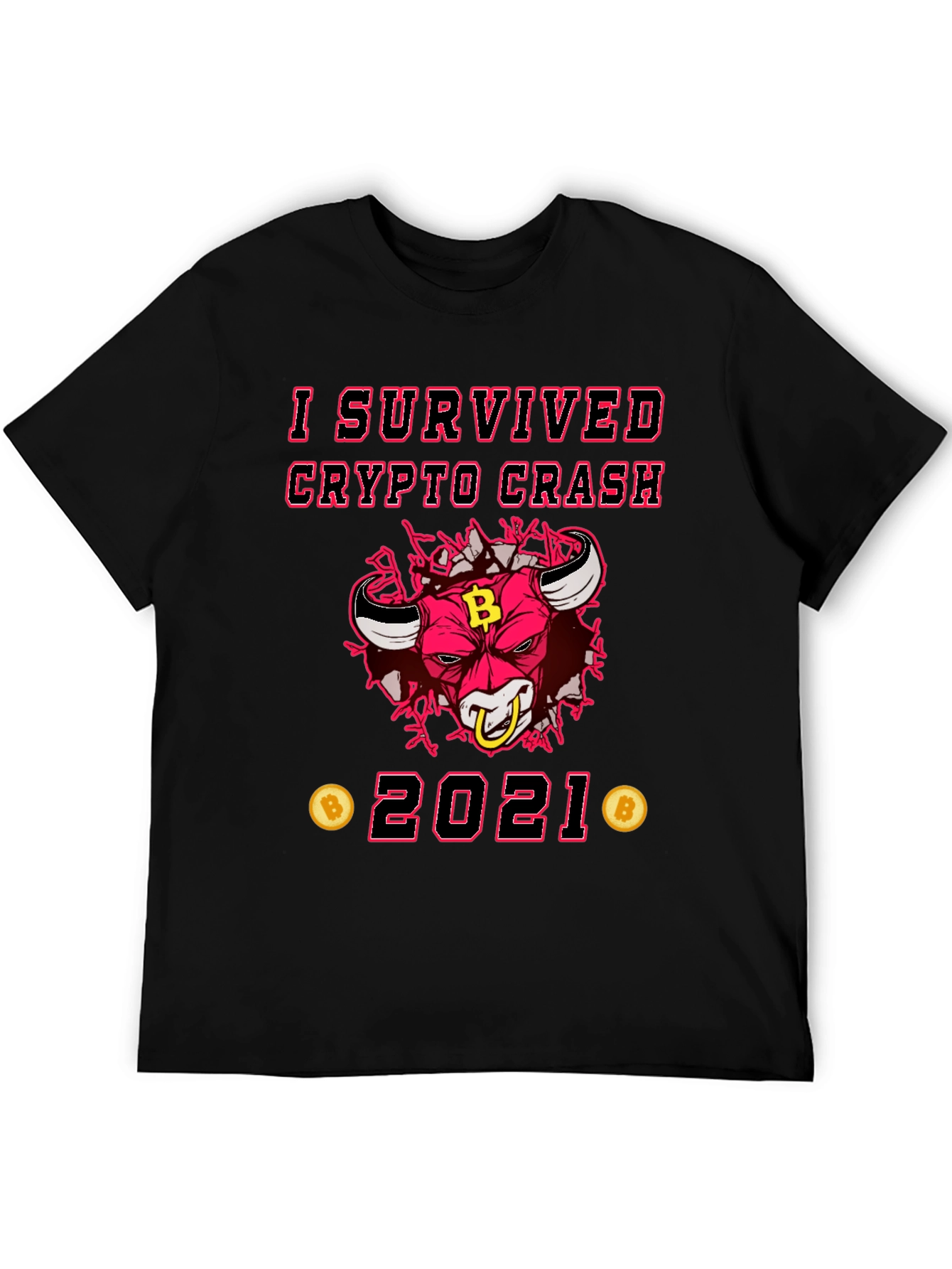 Crypto Crash 2021 Survivor Graphic Tee