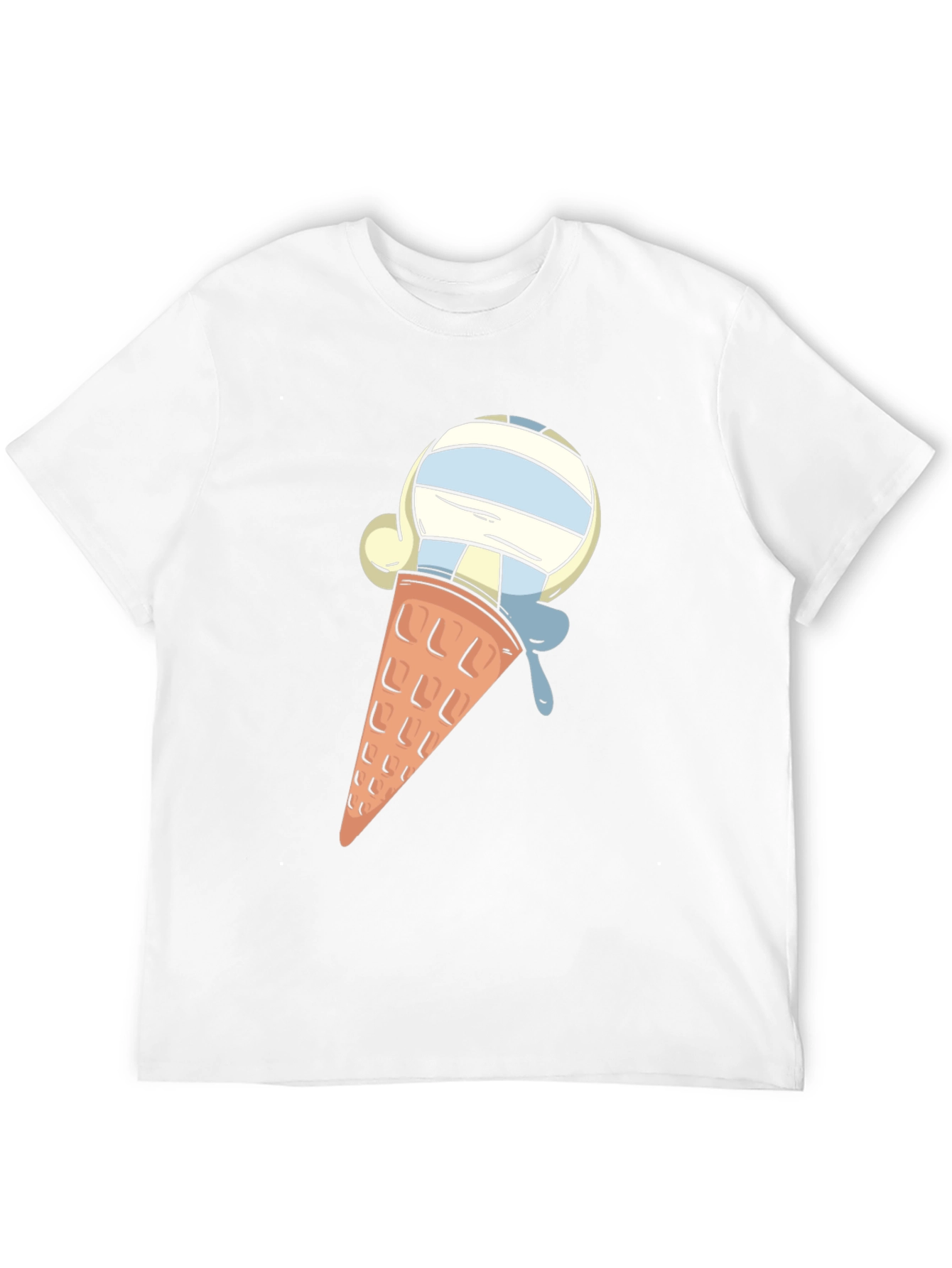 Ice Cream Cone Graphic T-Shirt - Casual Comfort