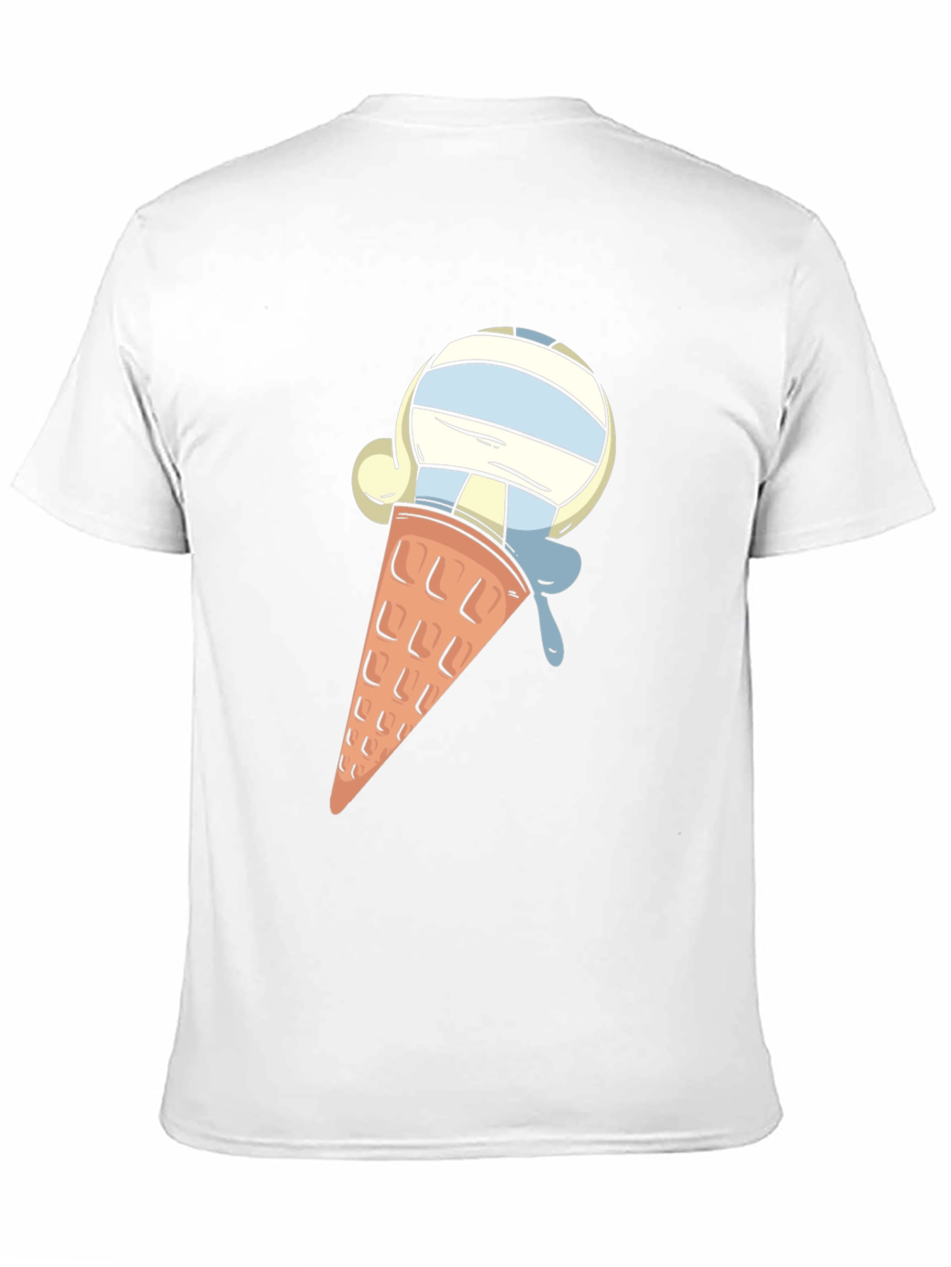 Ice Cream Cone Graphic T-Shirt - Casual Comfort