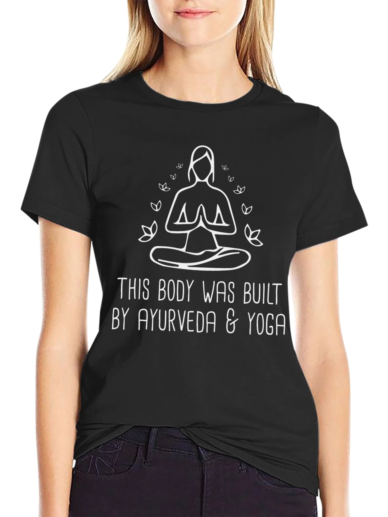 Ayurveda & Yoga Built Body Graphic T-Shirt