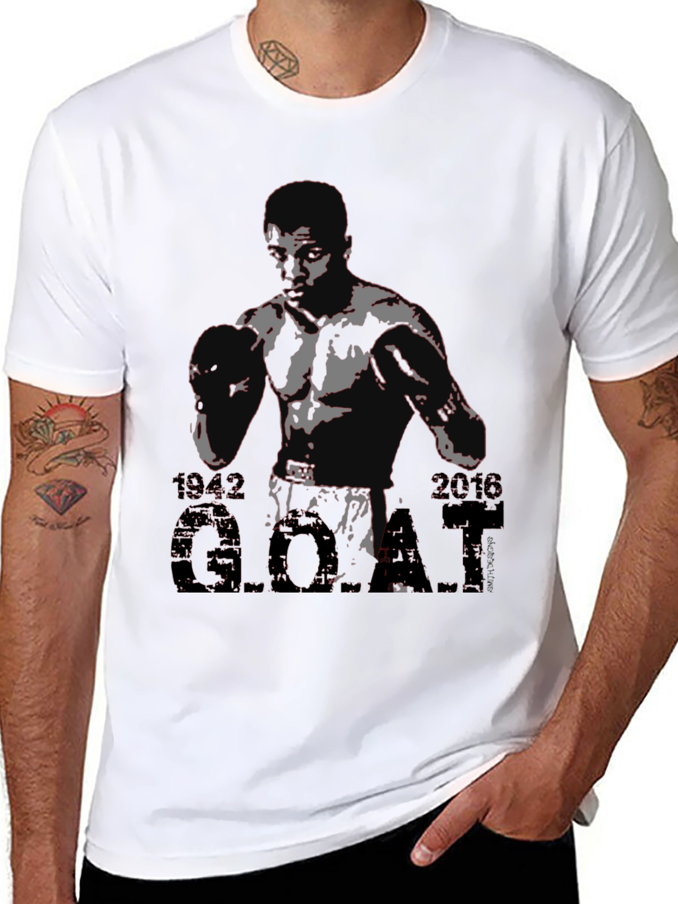 Muhammad Ali GOAT Graphic T-Shirt