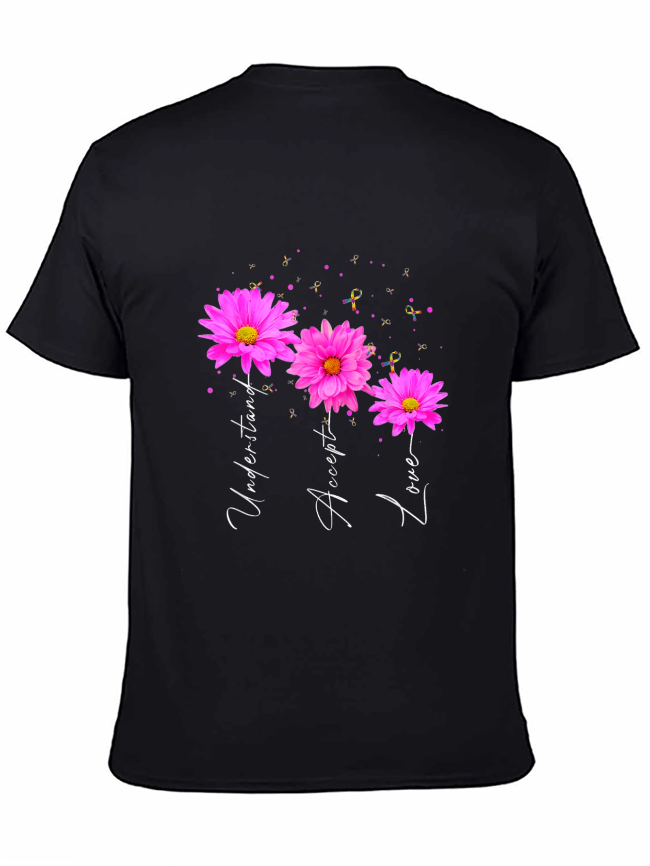 Understand Accept Love Floral Awareness Tee
