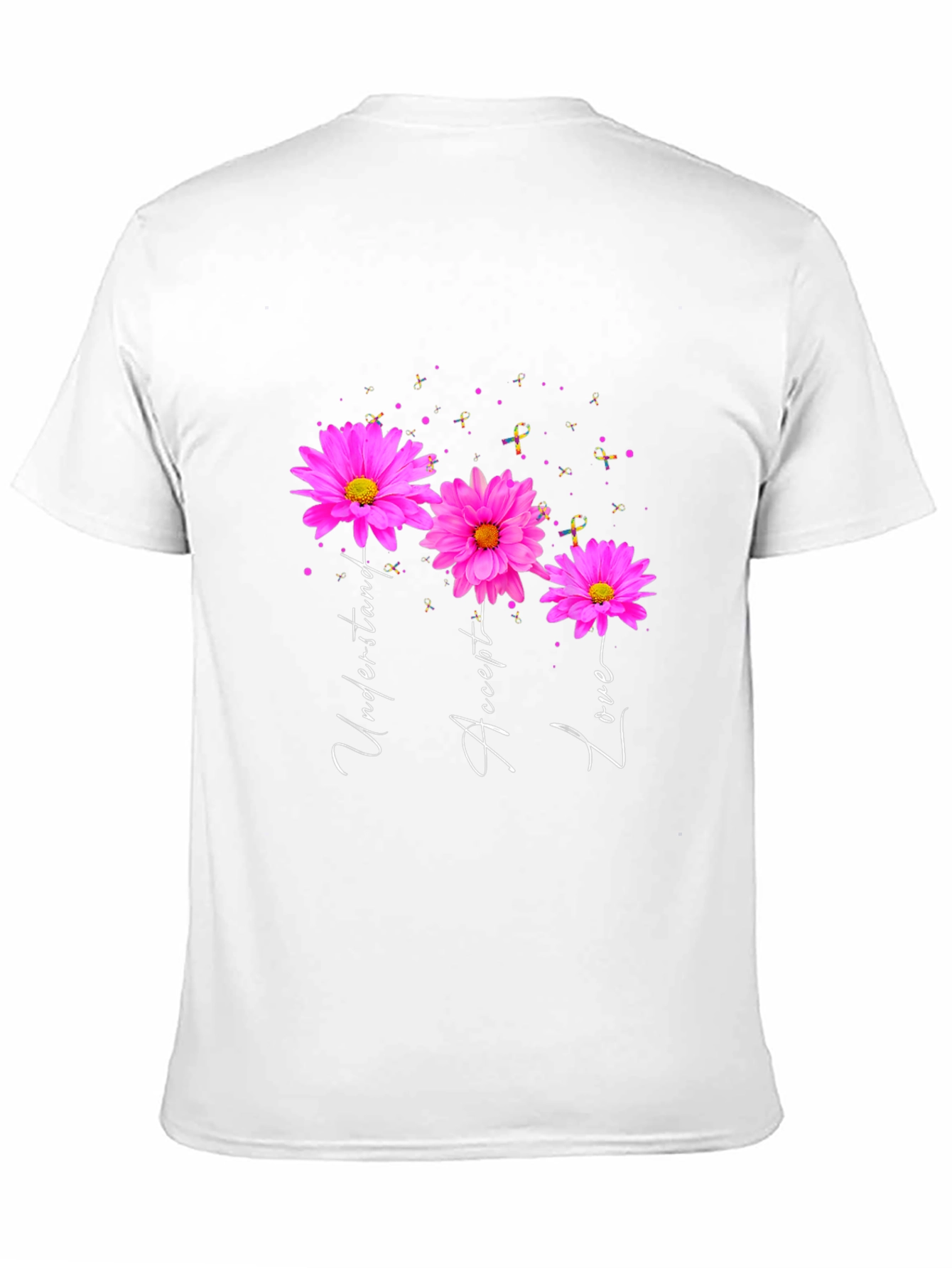 Understand Accept Love Floral Awareness Tee