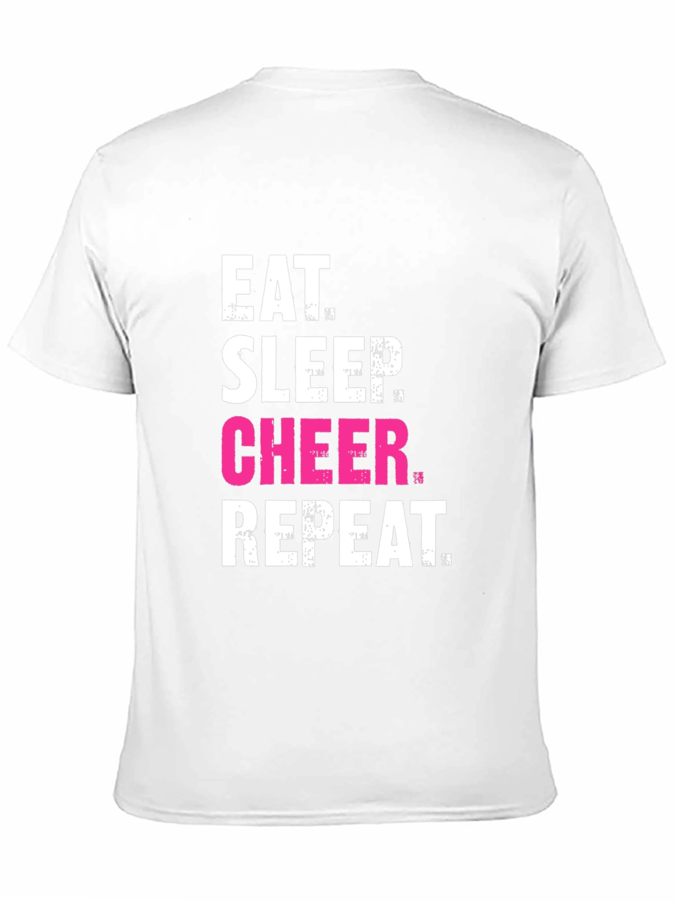 Eat Sleep Cheer Repeat Graphic Tee