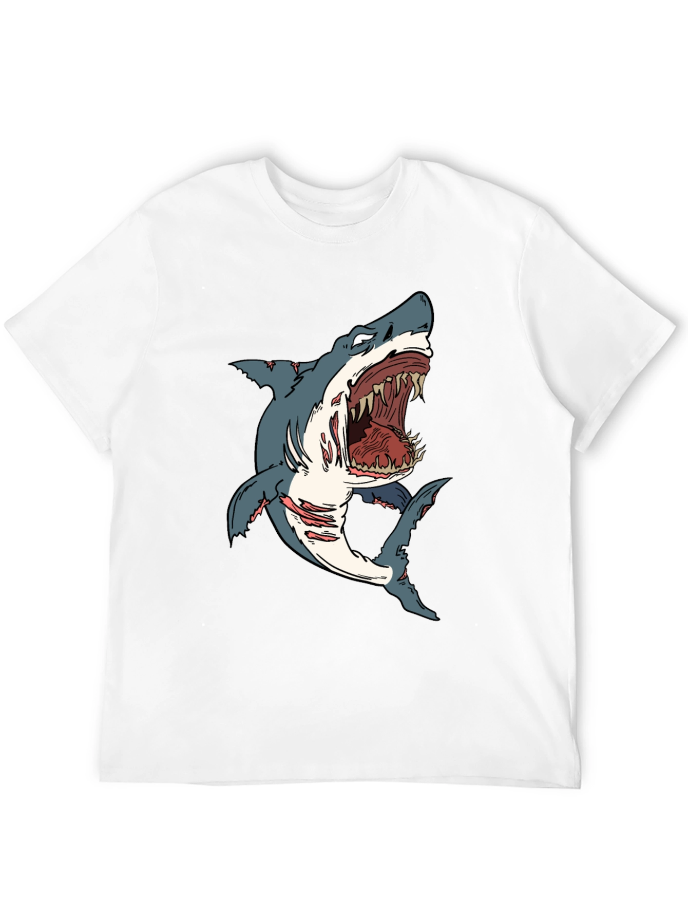 Shark Graphic Black T-Shirt