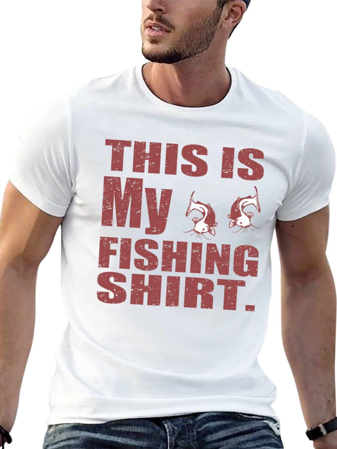 Funny Fishing Shirt - Mens Novelty Graphic Tee