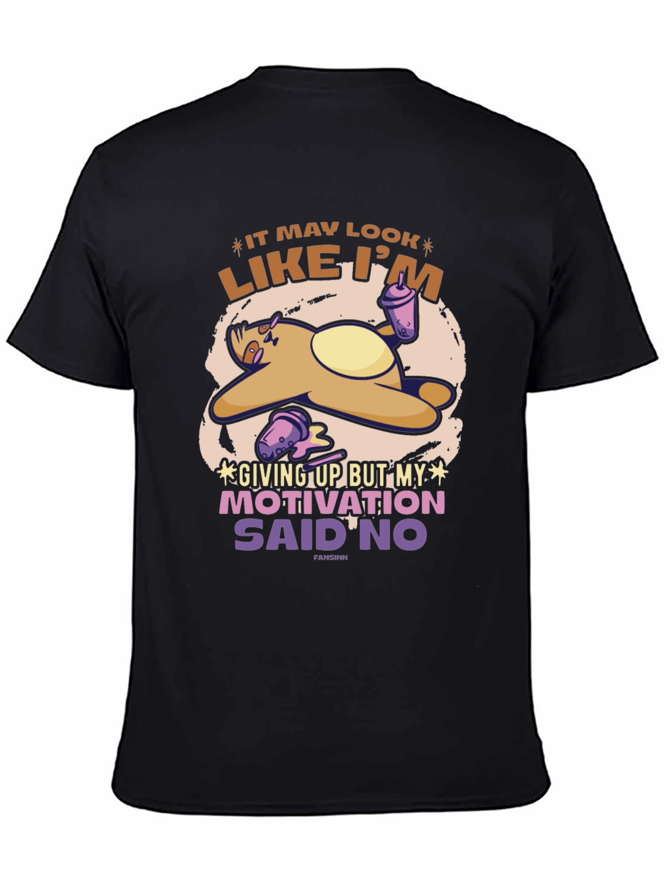Sloth Motivation T-Shirt - Funny Graphic Tee