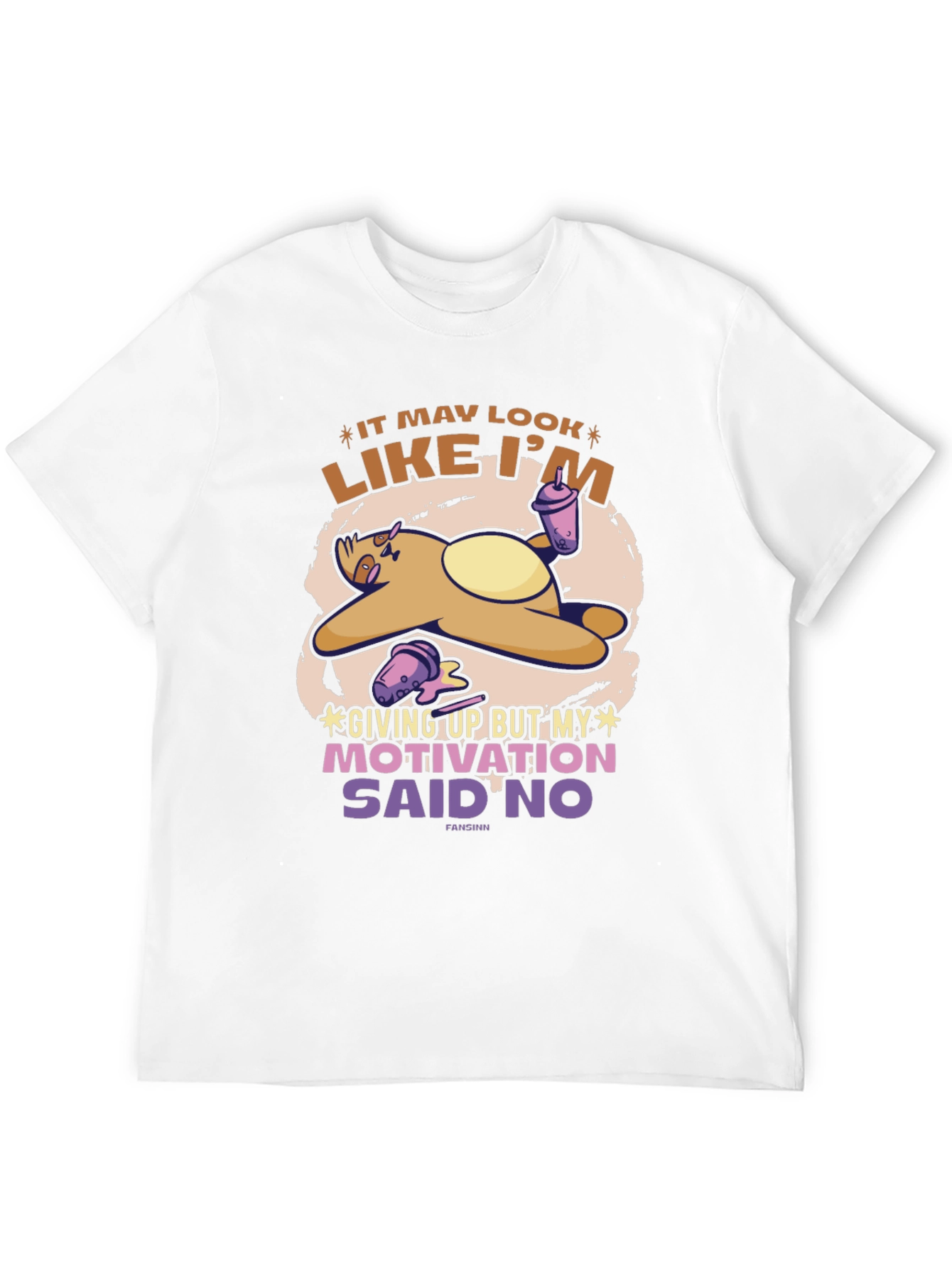 Sloth Motivation T-Shirt - Funny Graphic Tee
