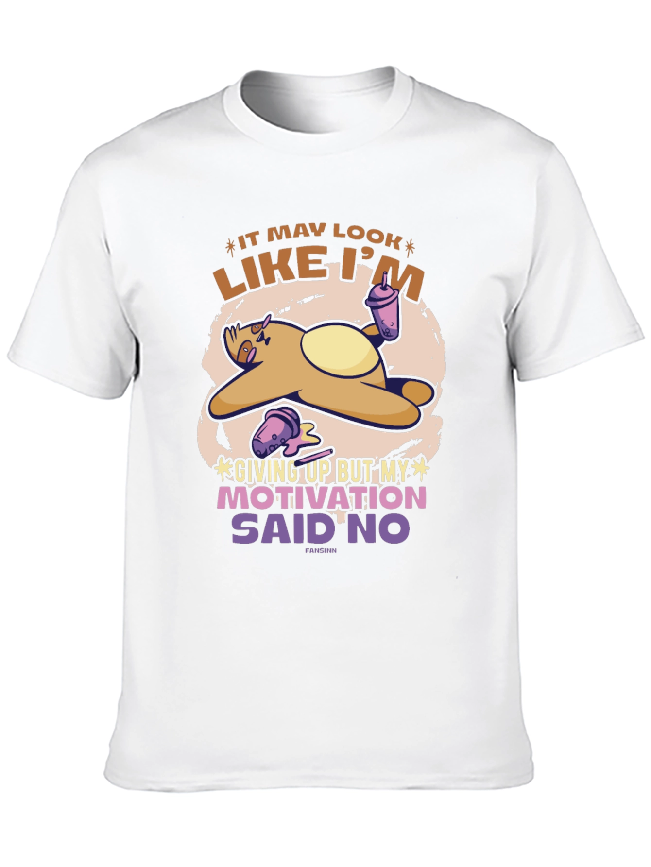 Sloth Motivation T-Shirt - Funny Graphic Tee