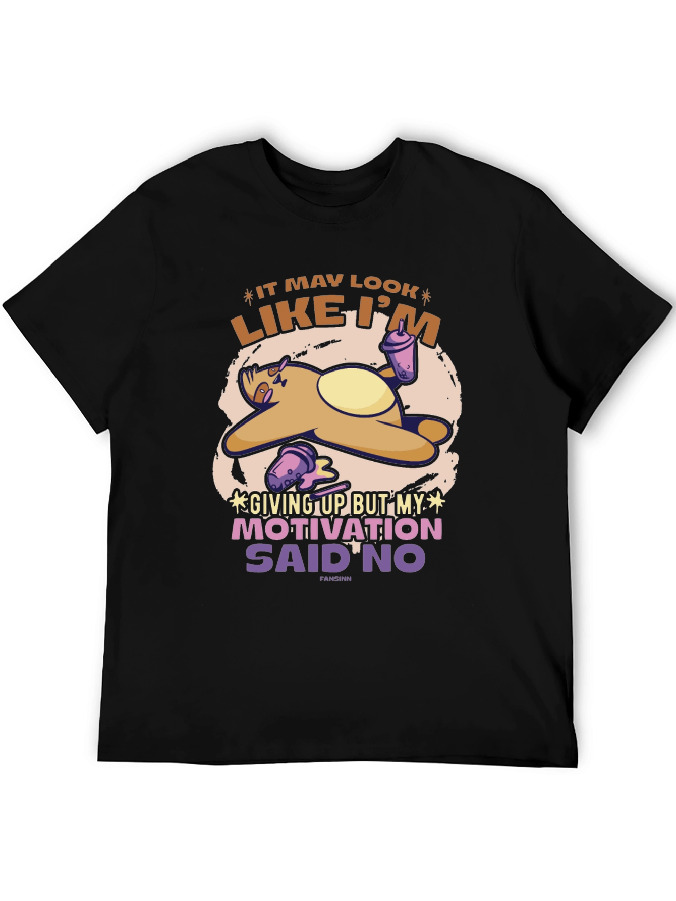 Sloth Motivation T-Shirt - Funny Graphic Tee