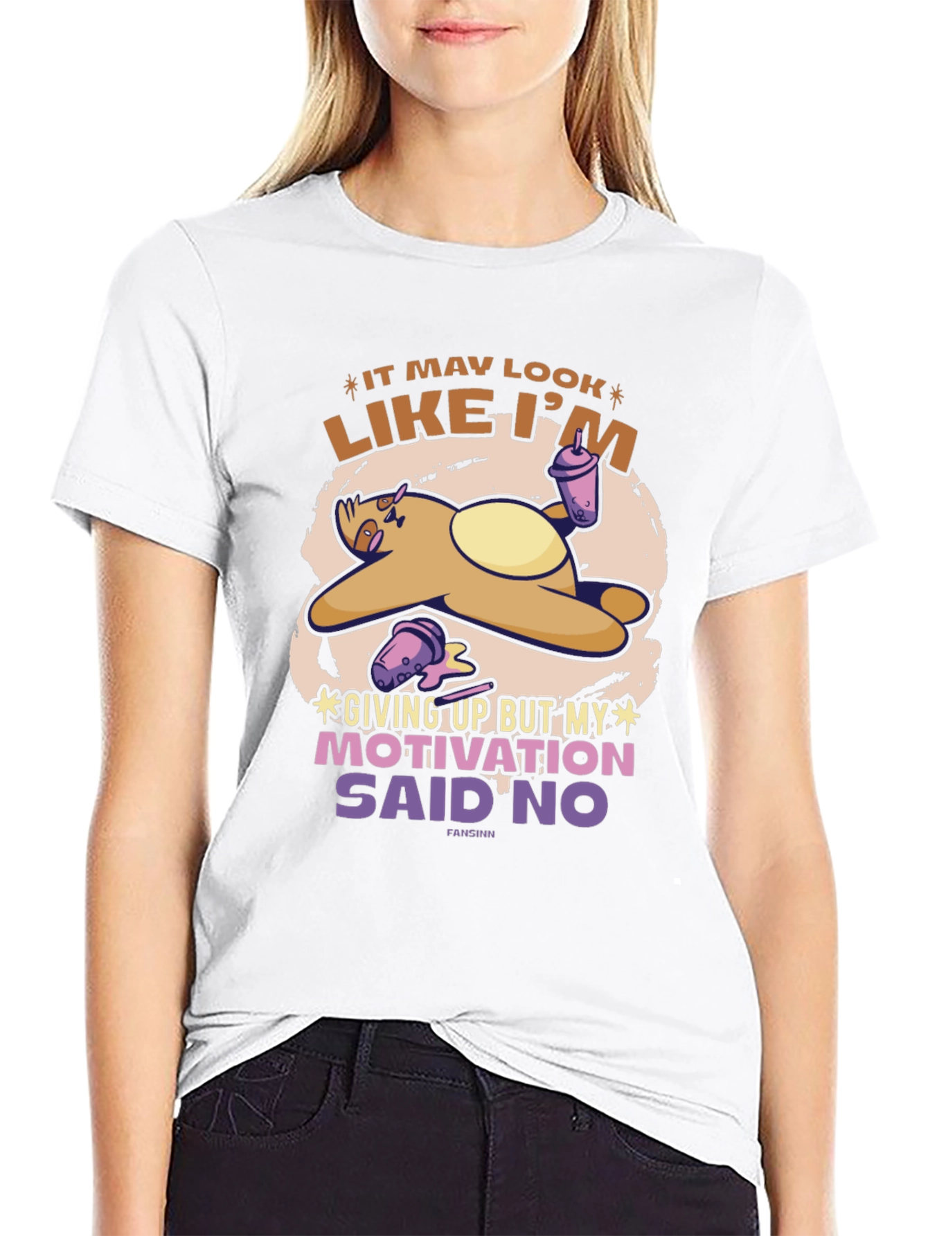 Sloth Motivation T-Shirt - Funny Graphic Tee