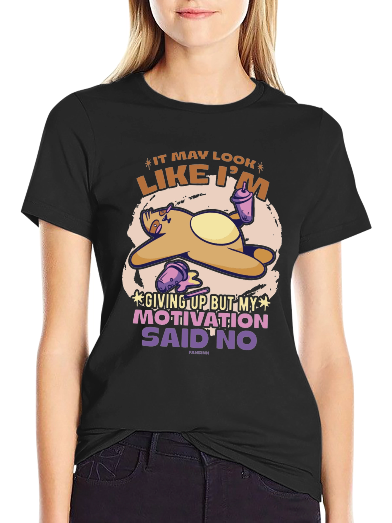 Sloth Motivation T-Shirt - Funny Graphic Tee