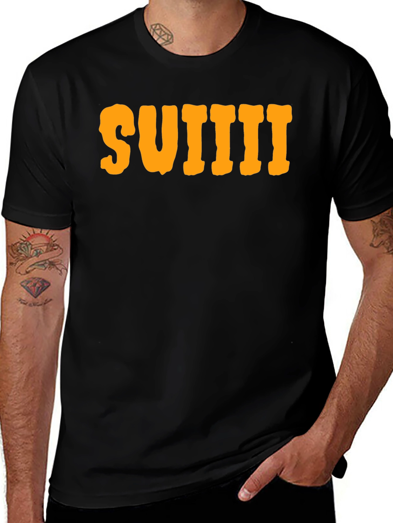 Suiiii Graphic T-Shirt - Casual Cotton Tee