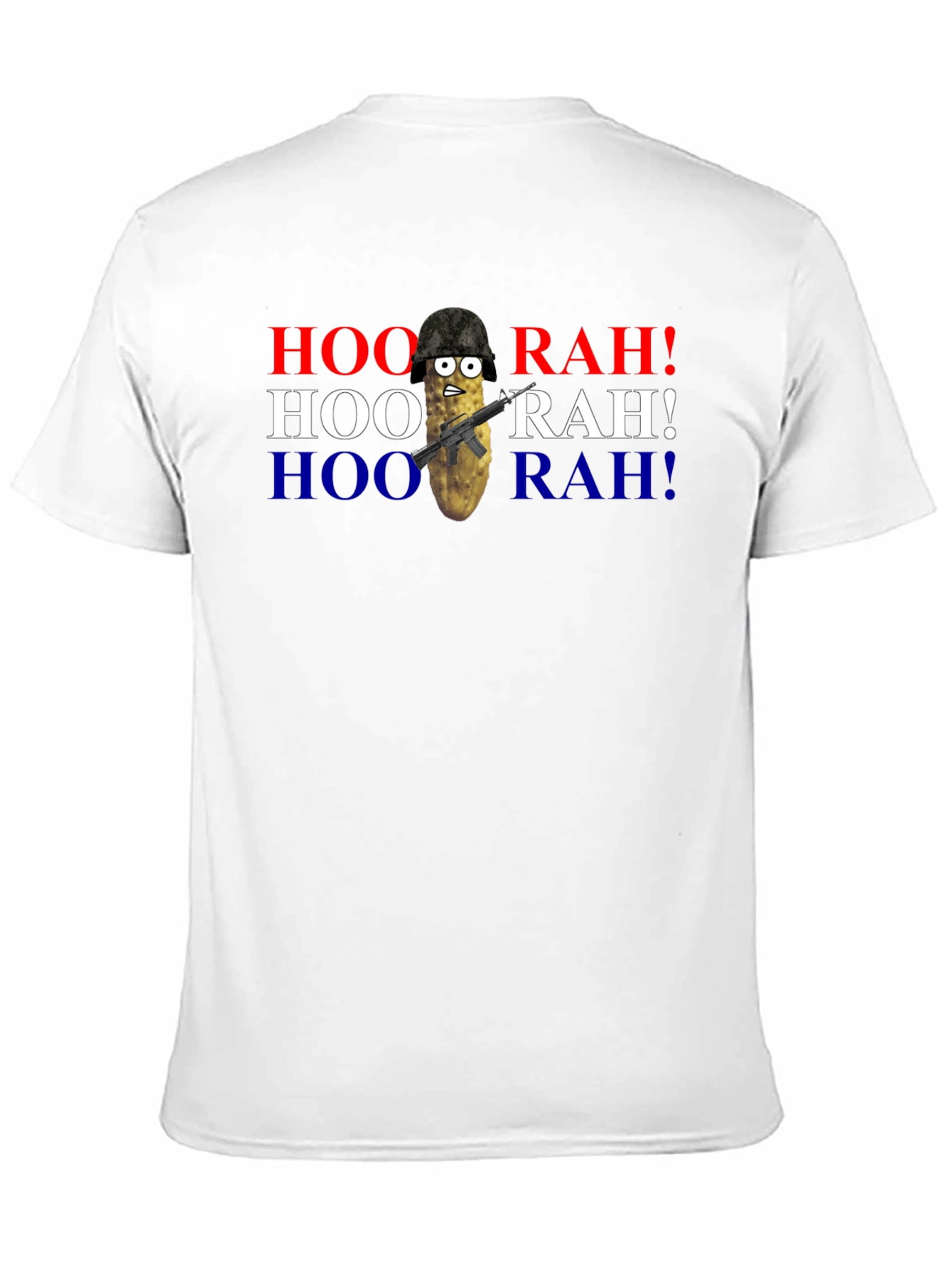 HOO RAH! Funny Military Pickle T-Shirt