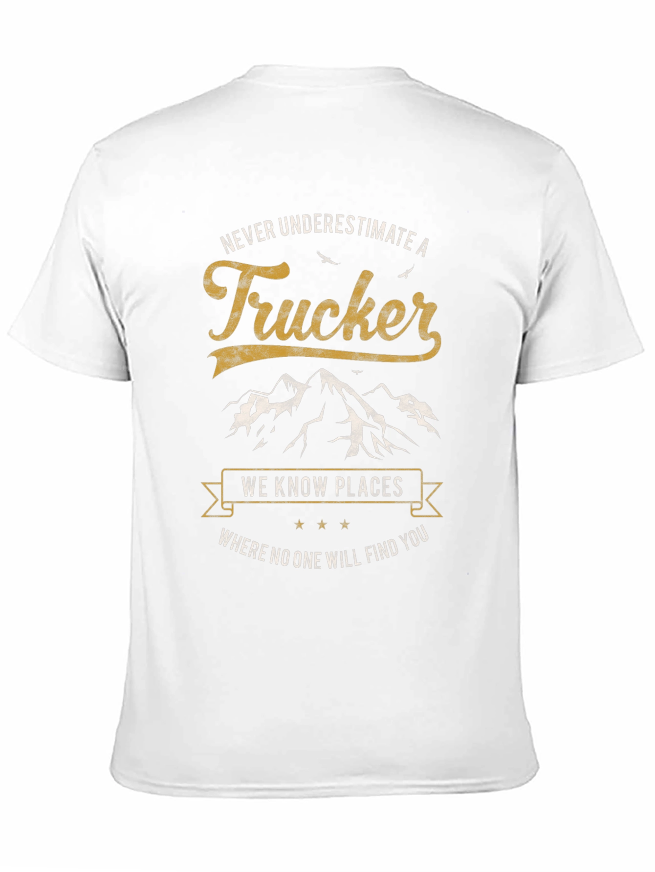 Trucker Tee: Never Underestimate Adventure