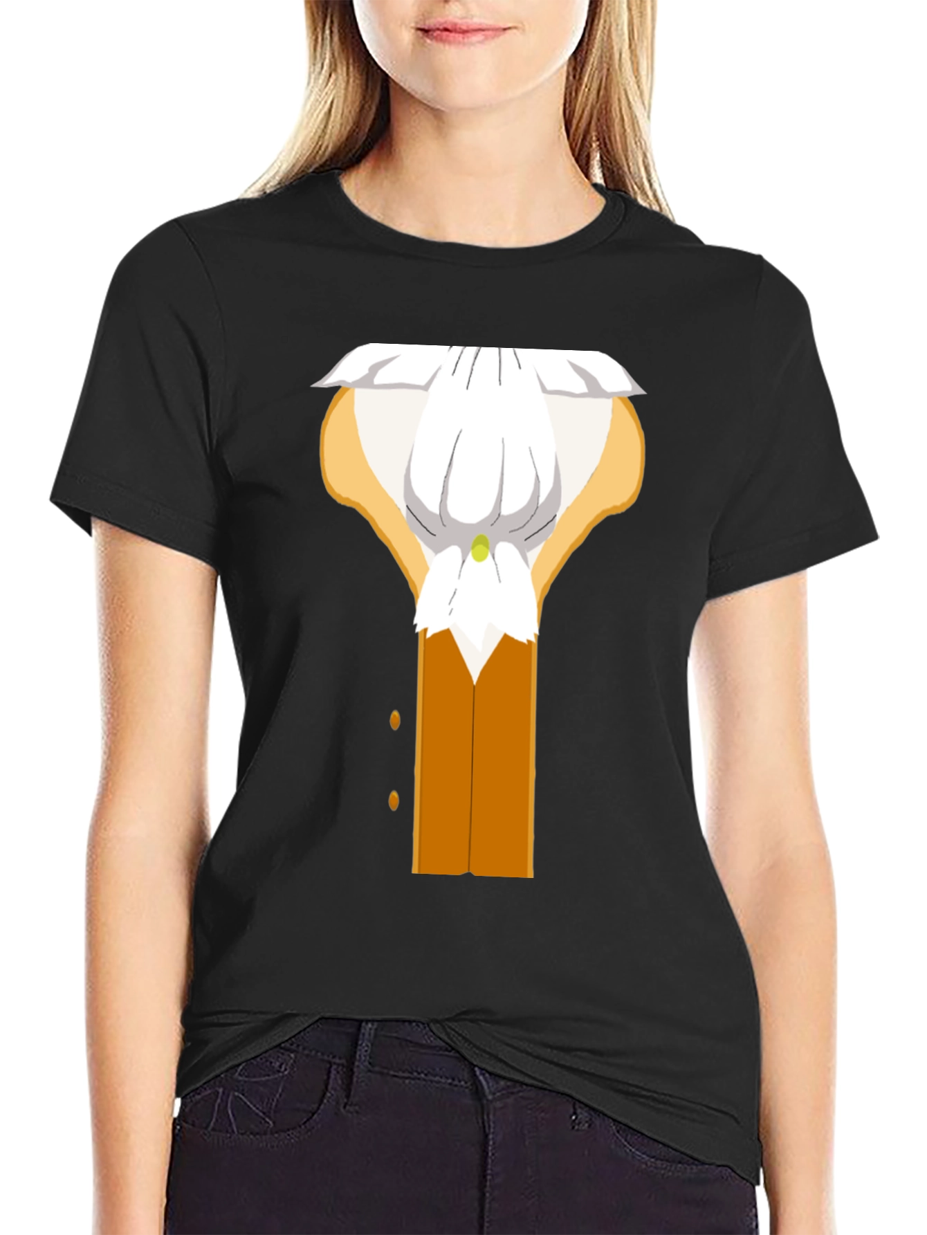 Cartoon Character Costume Graphic T-Shirt