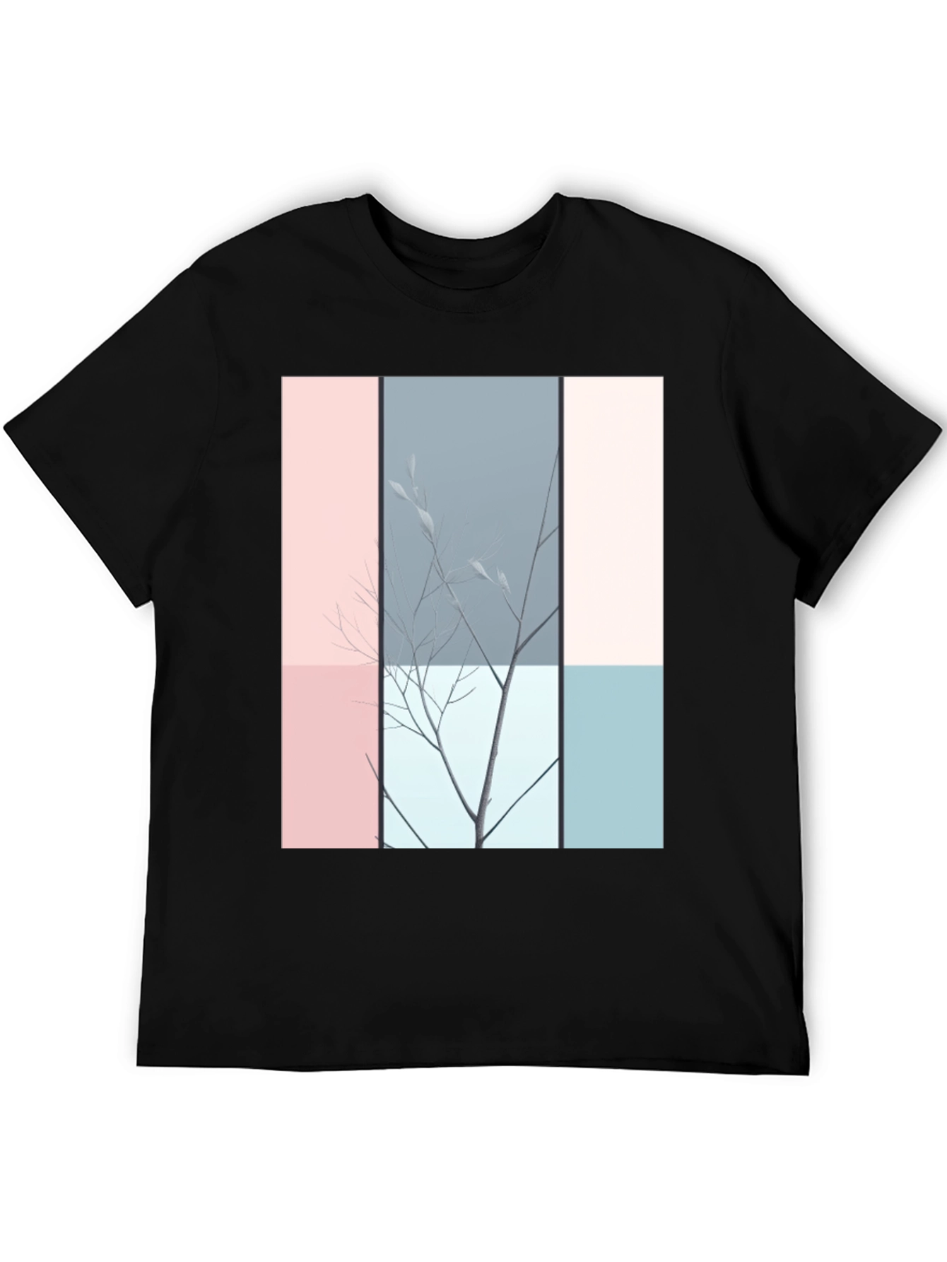 Abstract Nature Graphic T-Shirt - Modern Art Tee
