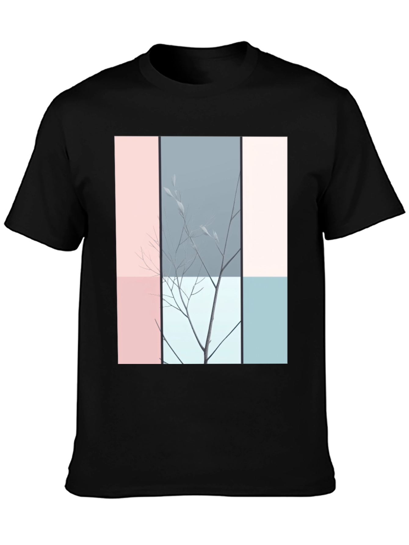Abstract Nature Graphic T-Shirt - Modern Art Tee