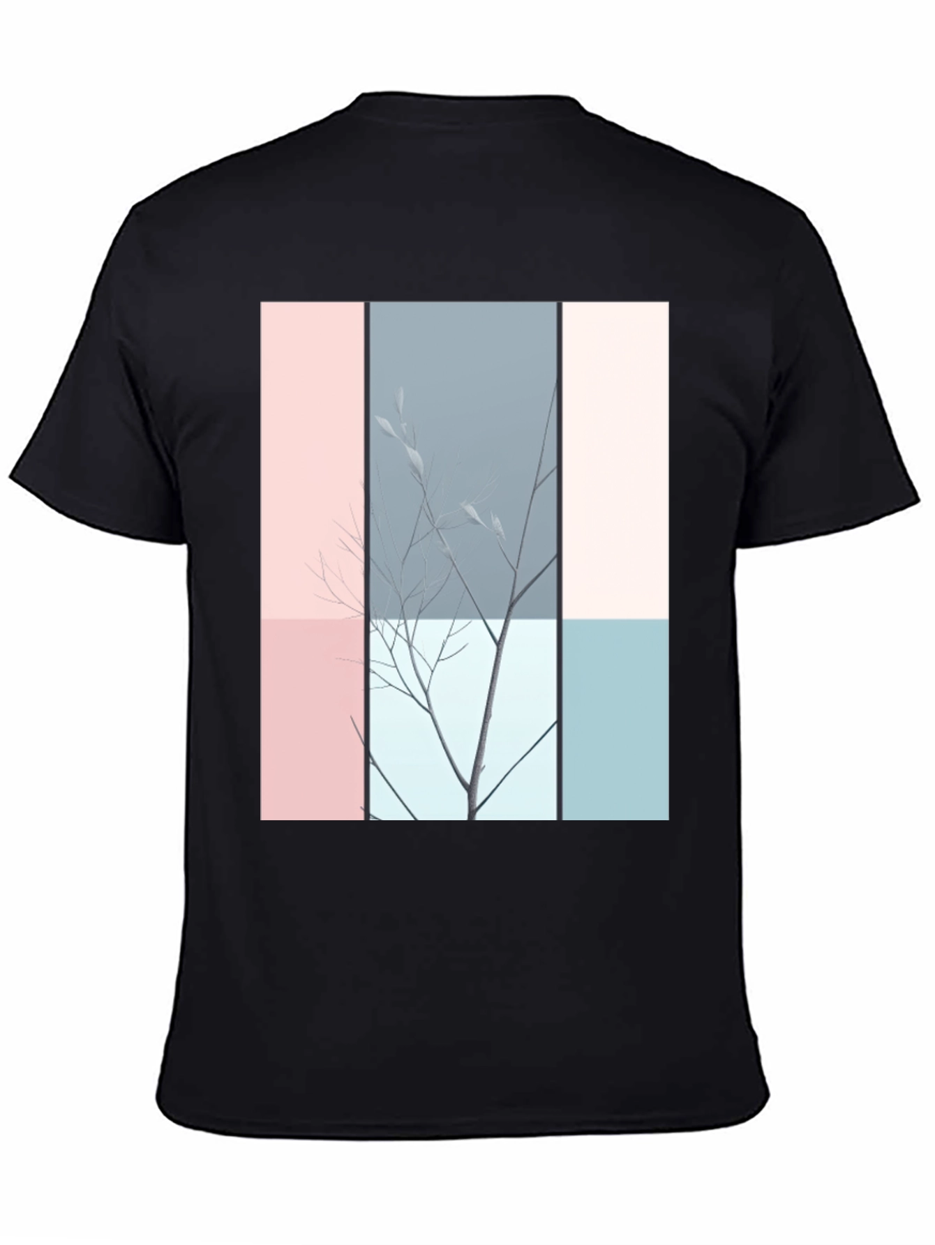 Abstract Nature Graphic T-Shirt - Modern Art Tee