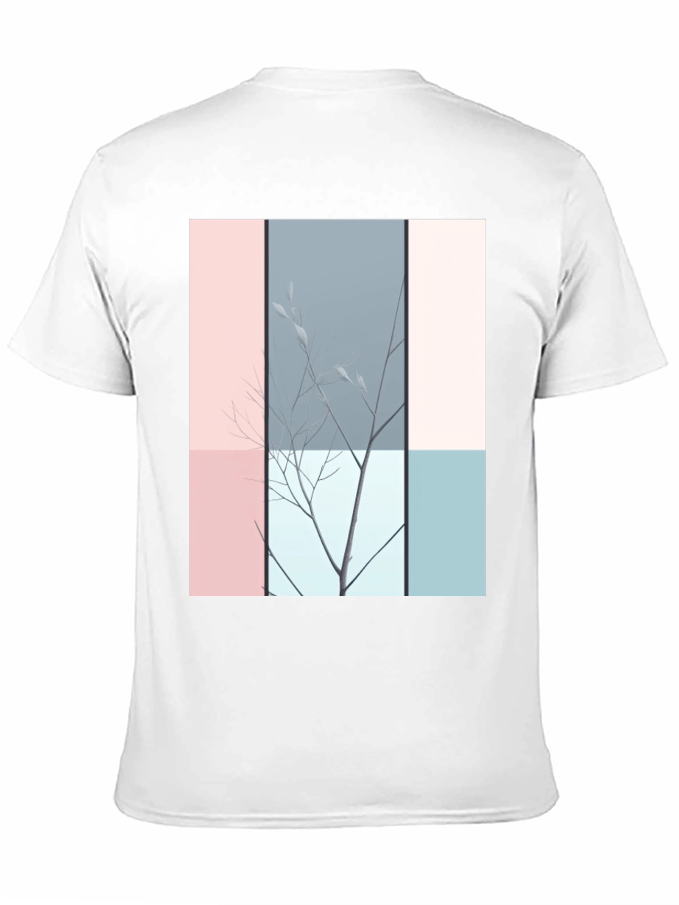 Abstract Nature Graphic T-Shirt - Modern Art Tee