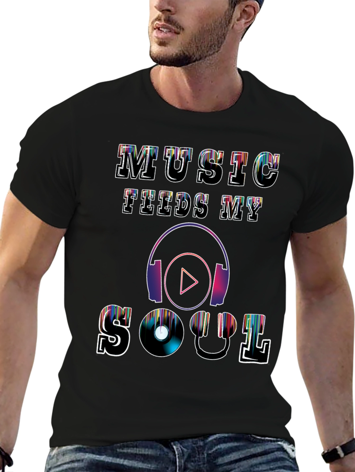 Music Feeds My Soul Graphic Tee