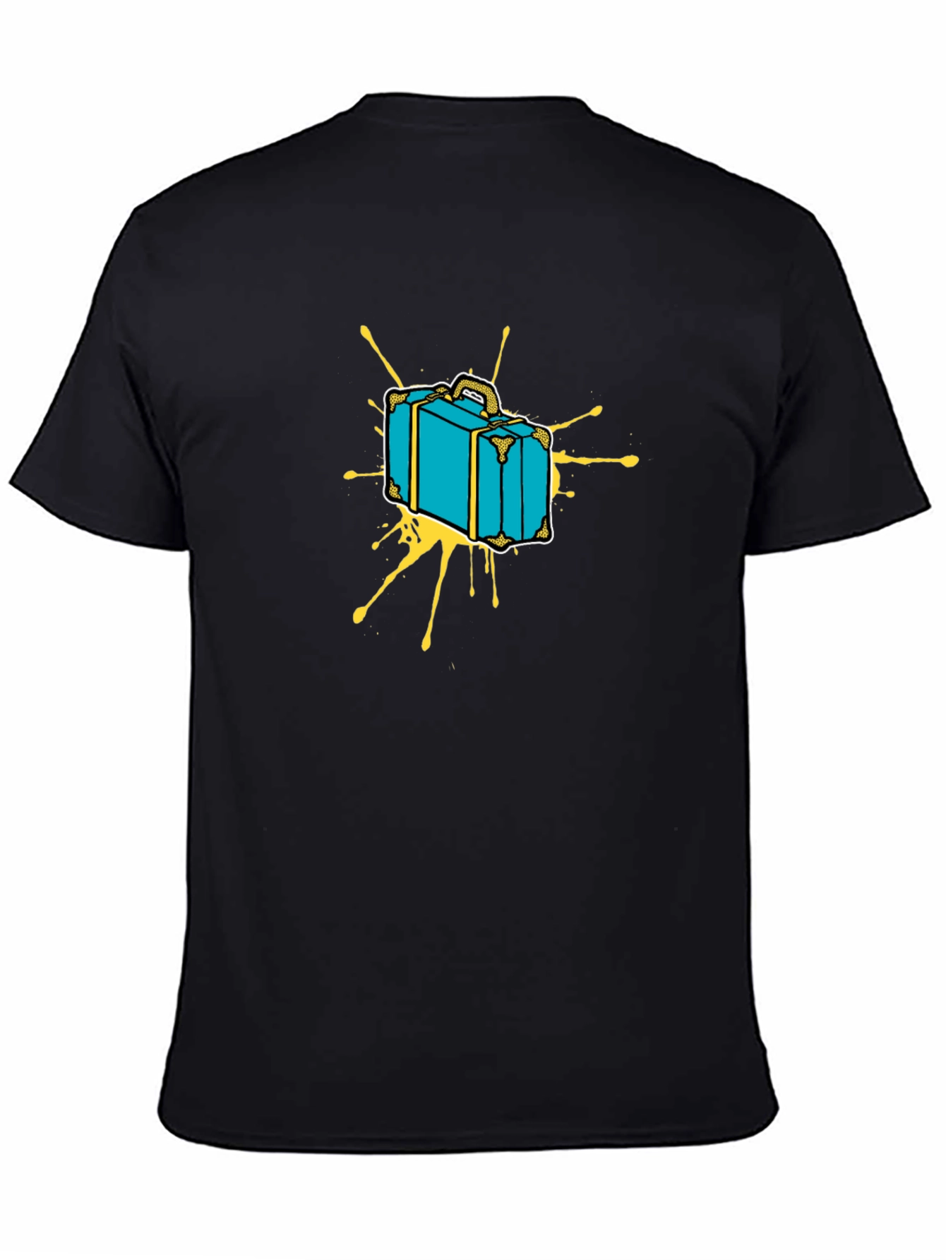 Retro Suitcase Graphic Tee - Travel in Style