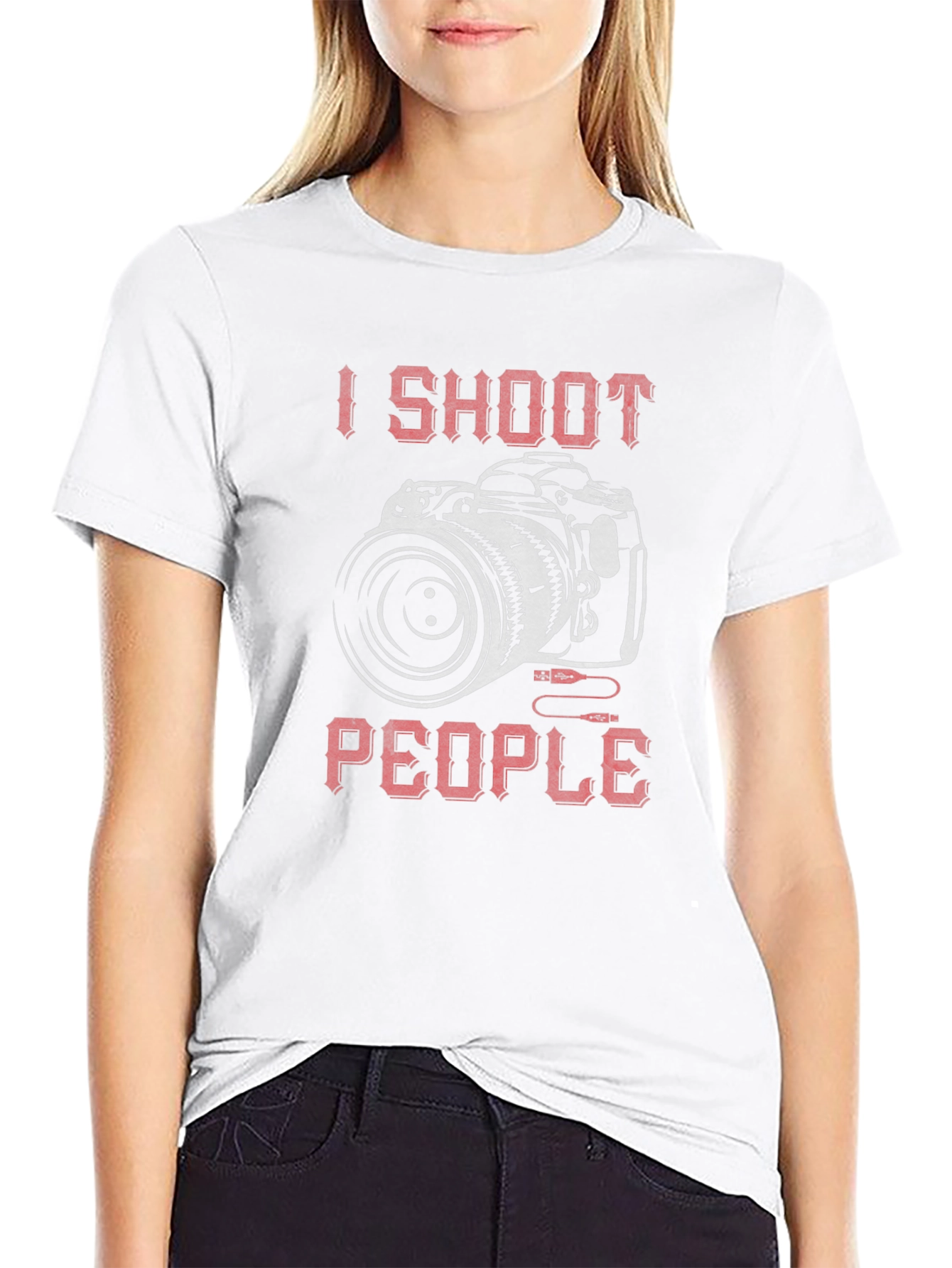 I Shoot People Camera T-Shirt