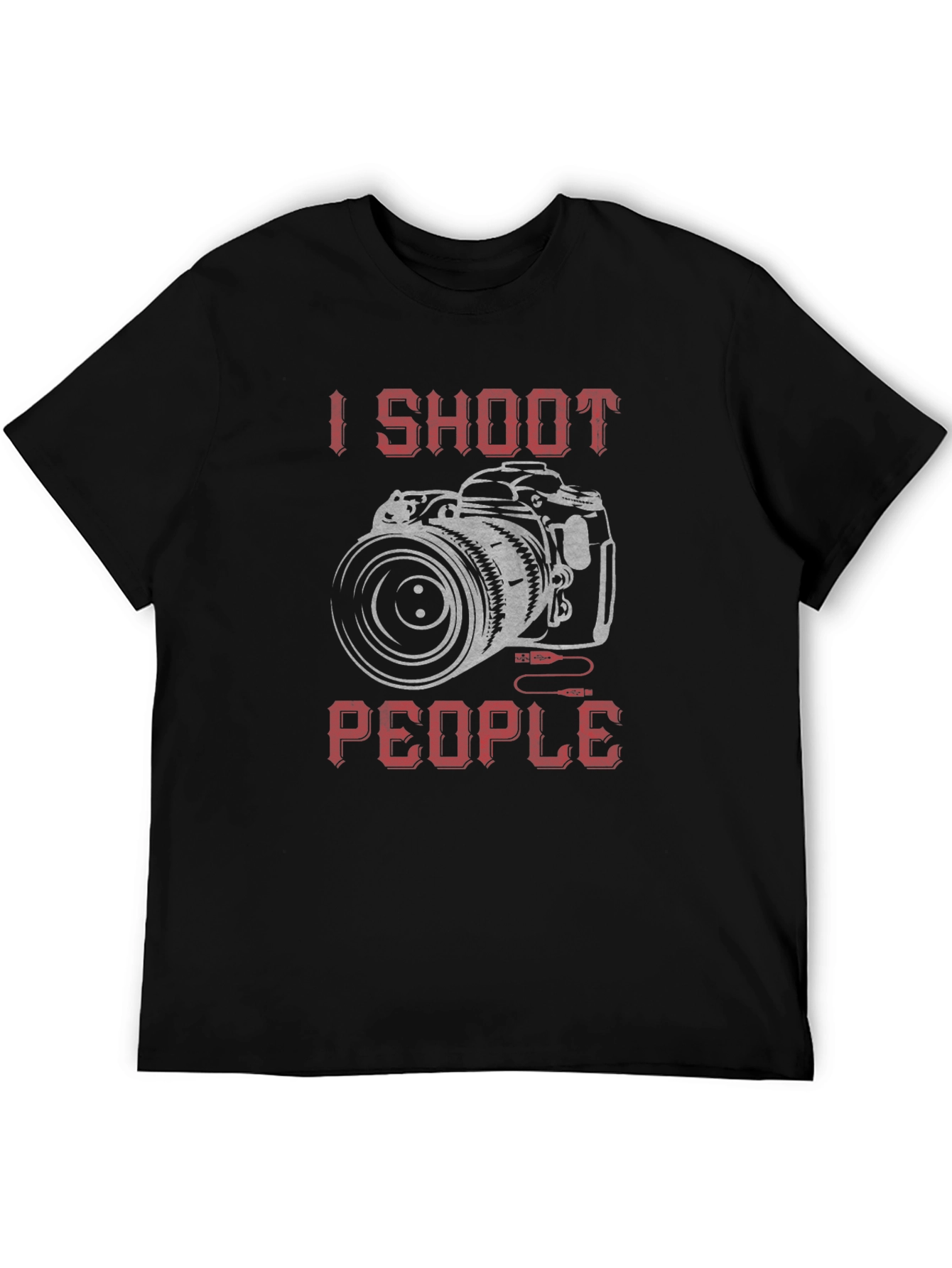 I Shoot People Camera T-Shirt
