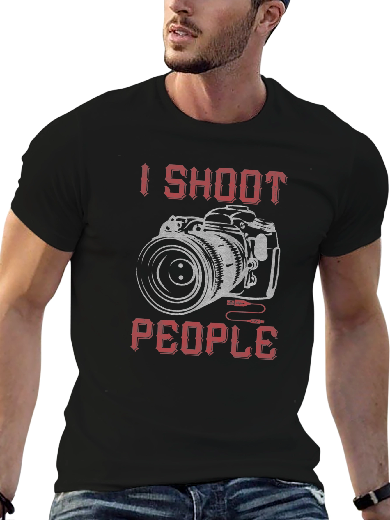 I Shoot People Camera T-Shirt