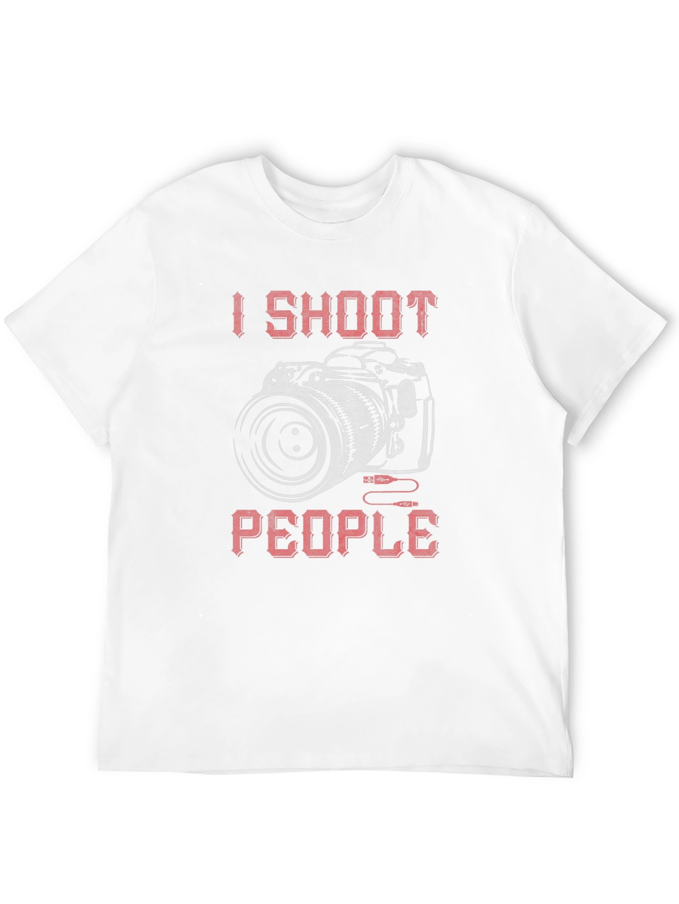 I Shoot People Camera T-Shirt