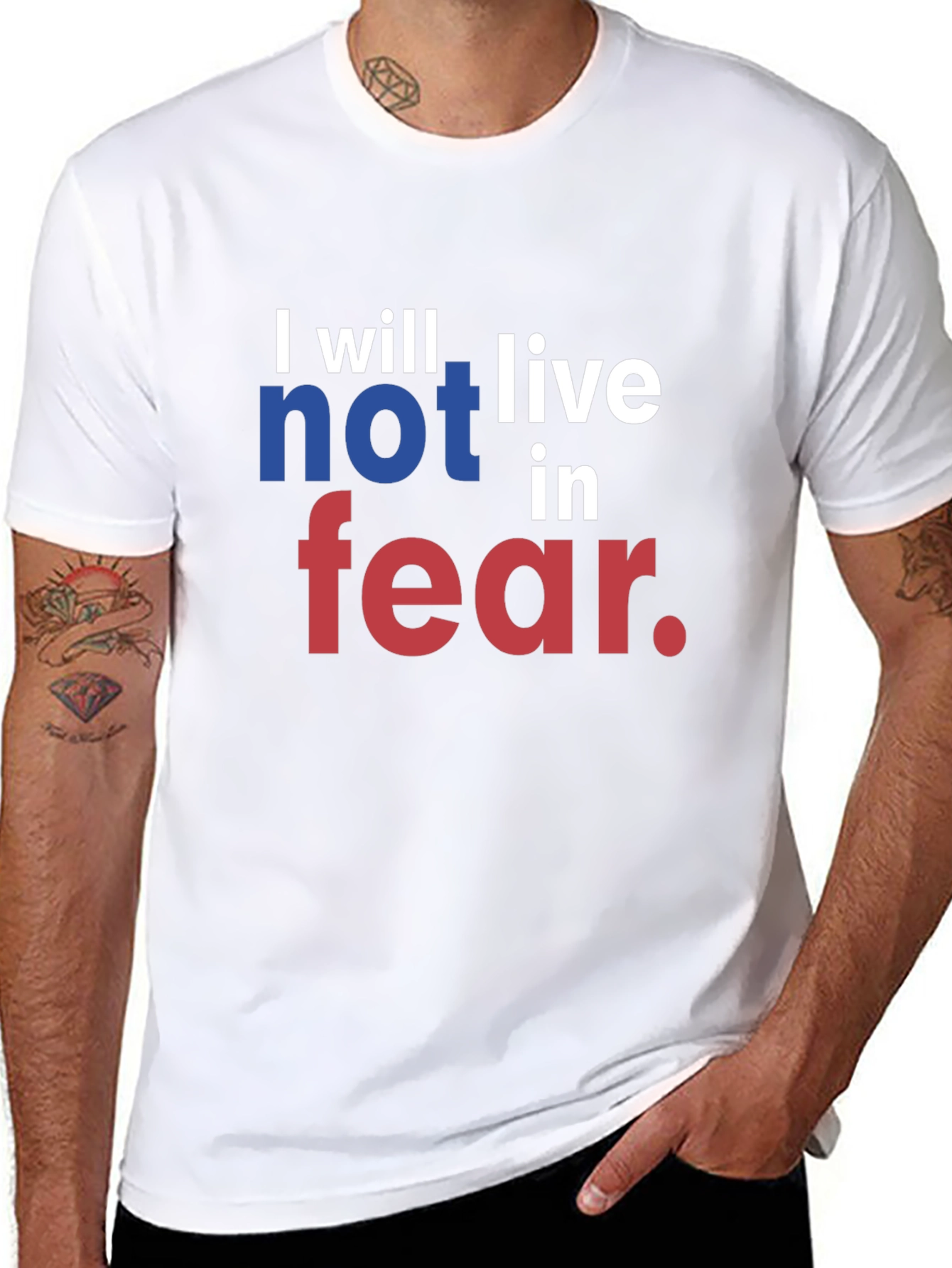 I will not live in fear T-Shirt