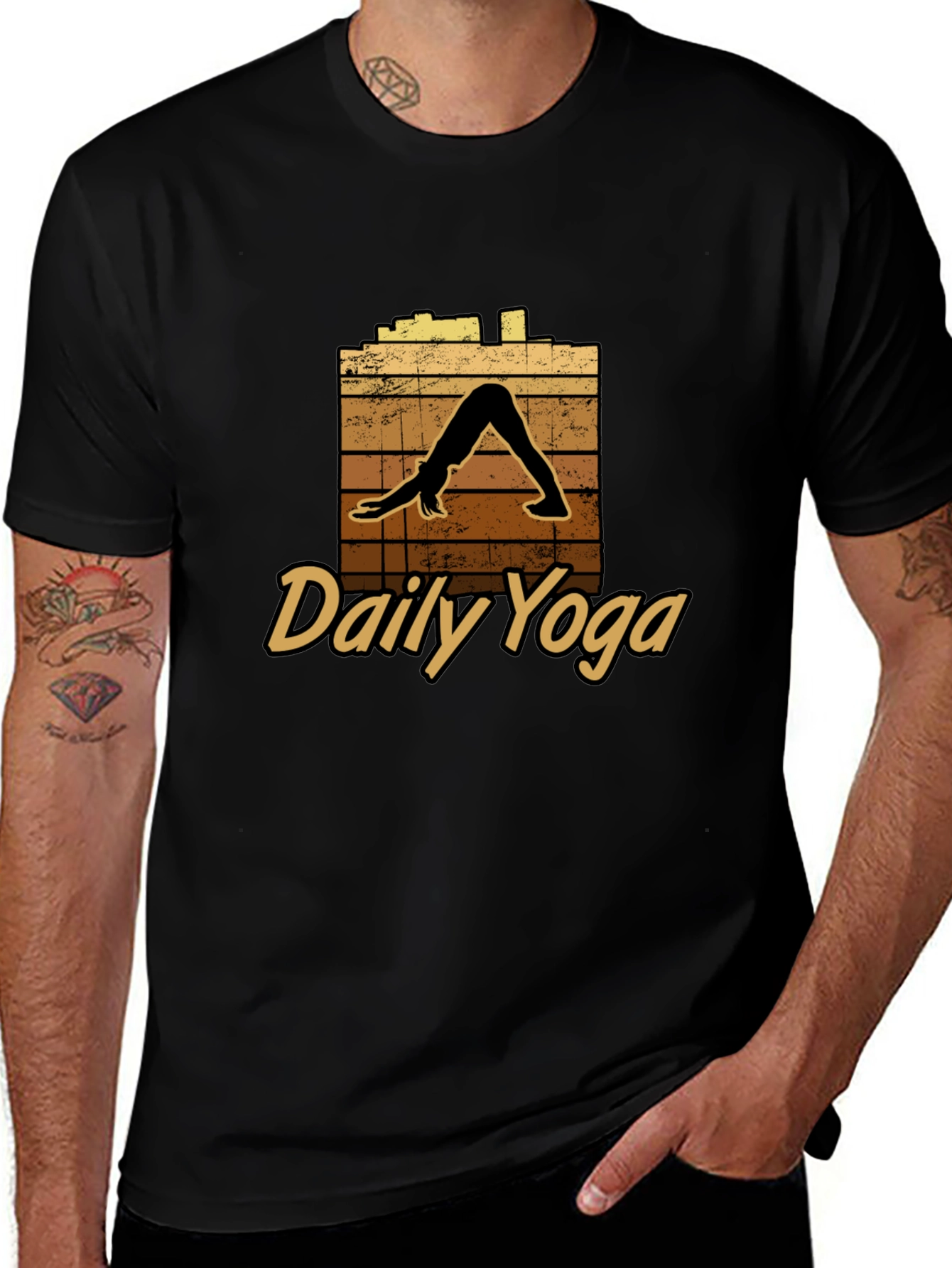 Daily Yoga Graphic T-Shirt