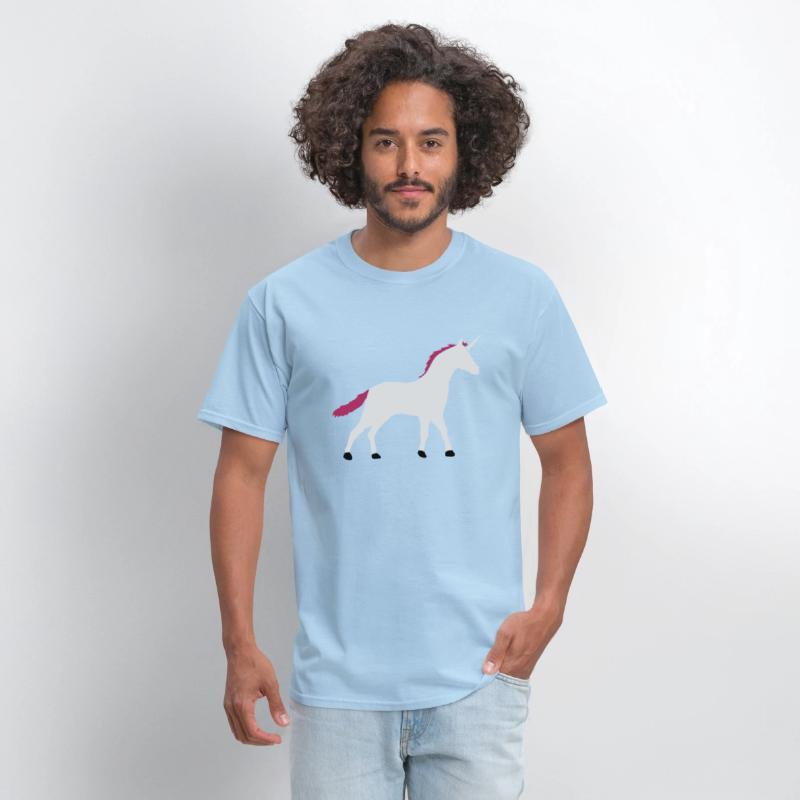 Unicorn silhouette outline shadow