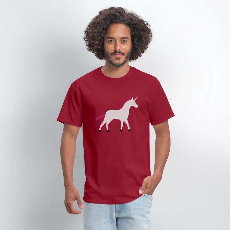 Unicorn silhouette outline shadow