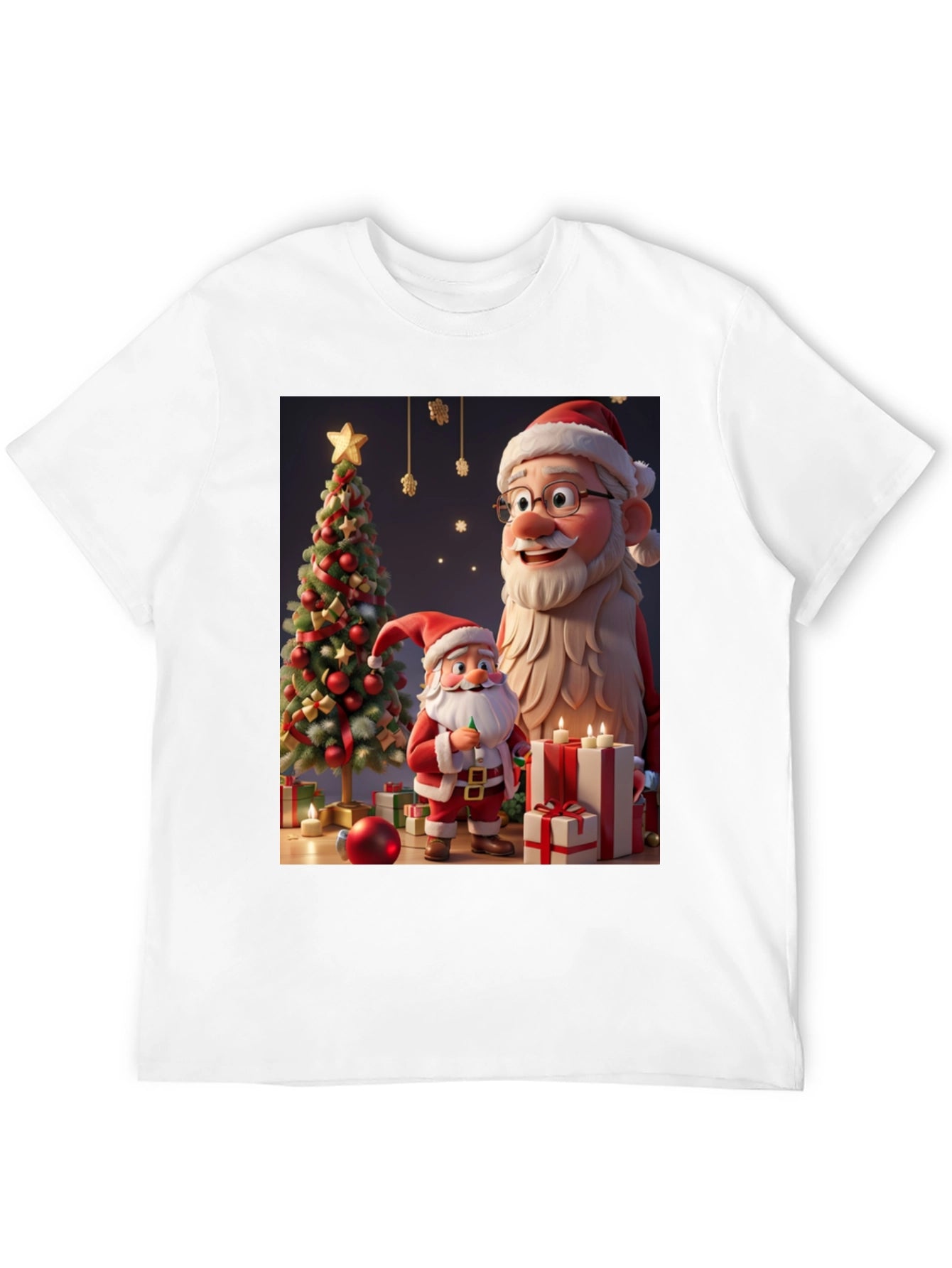 Festive Santa T-Shirt - Christmas Cheer