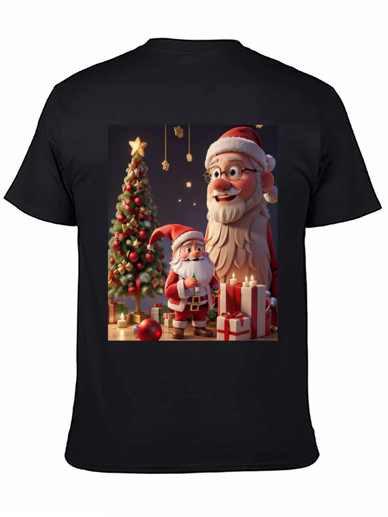 Festive Santa T-Shirt - Christmas Cheer