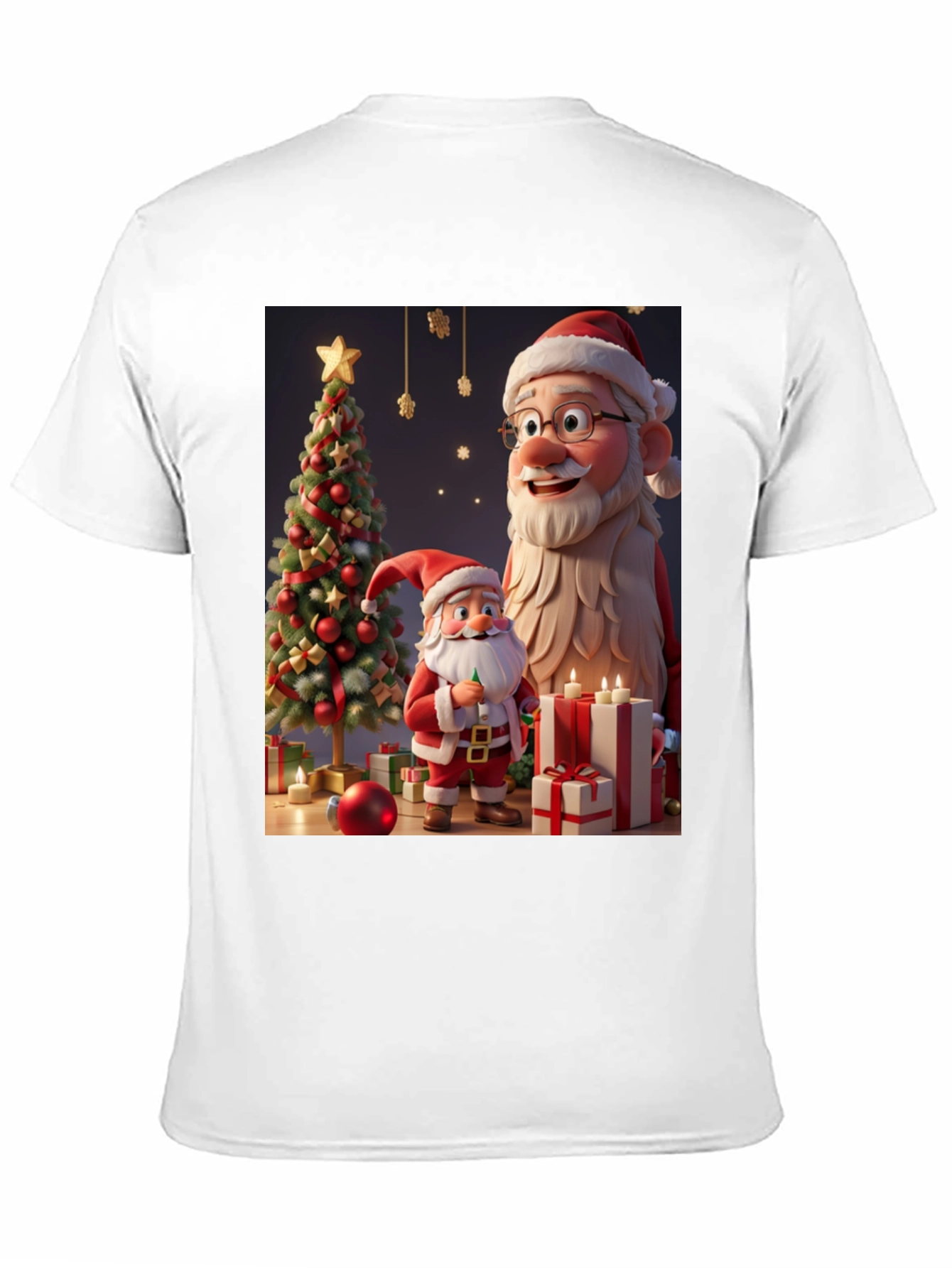Festive Santa T-Shirt - Christmas Cheer