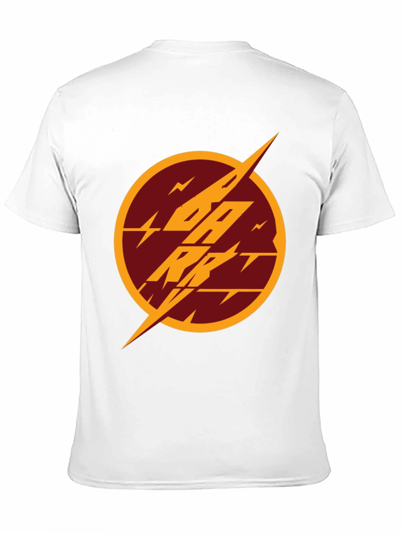 Flash Reverse Logo T-Shirt - Black Cotton Tee