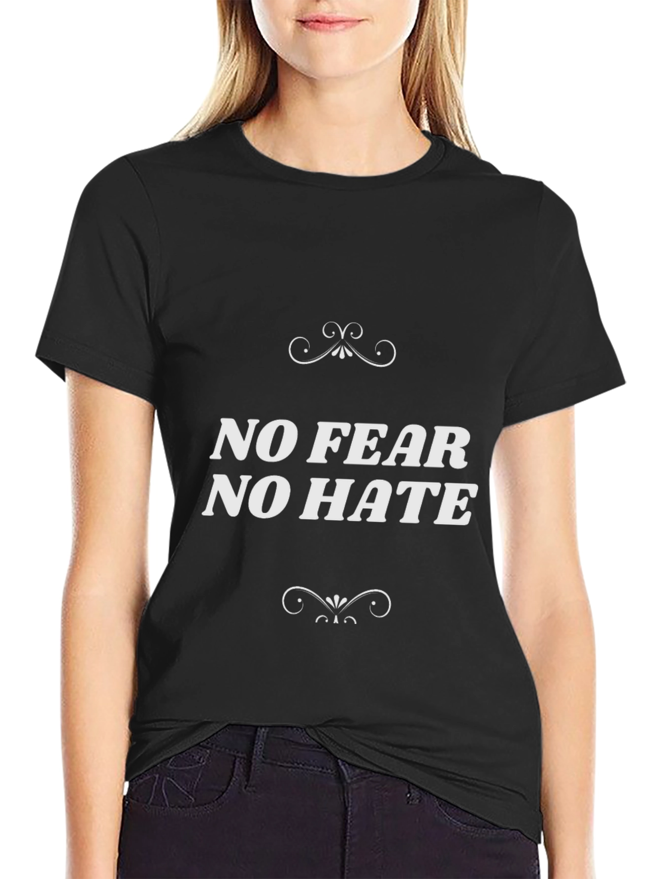 No Fear No Hate Graphic Tee
