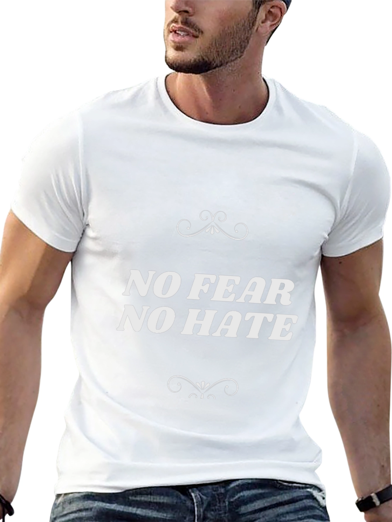 No Fear No Hate Graphic Tee