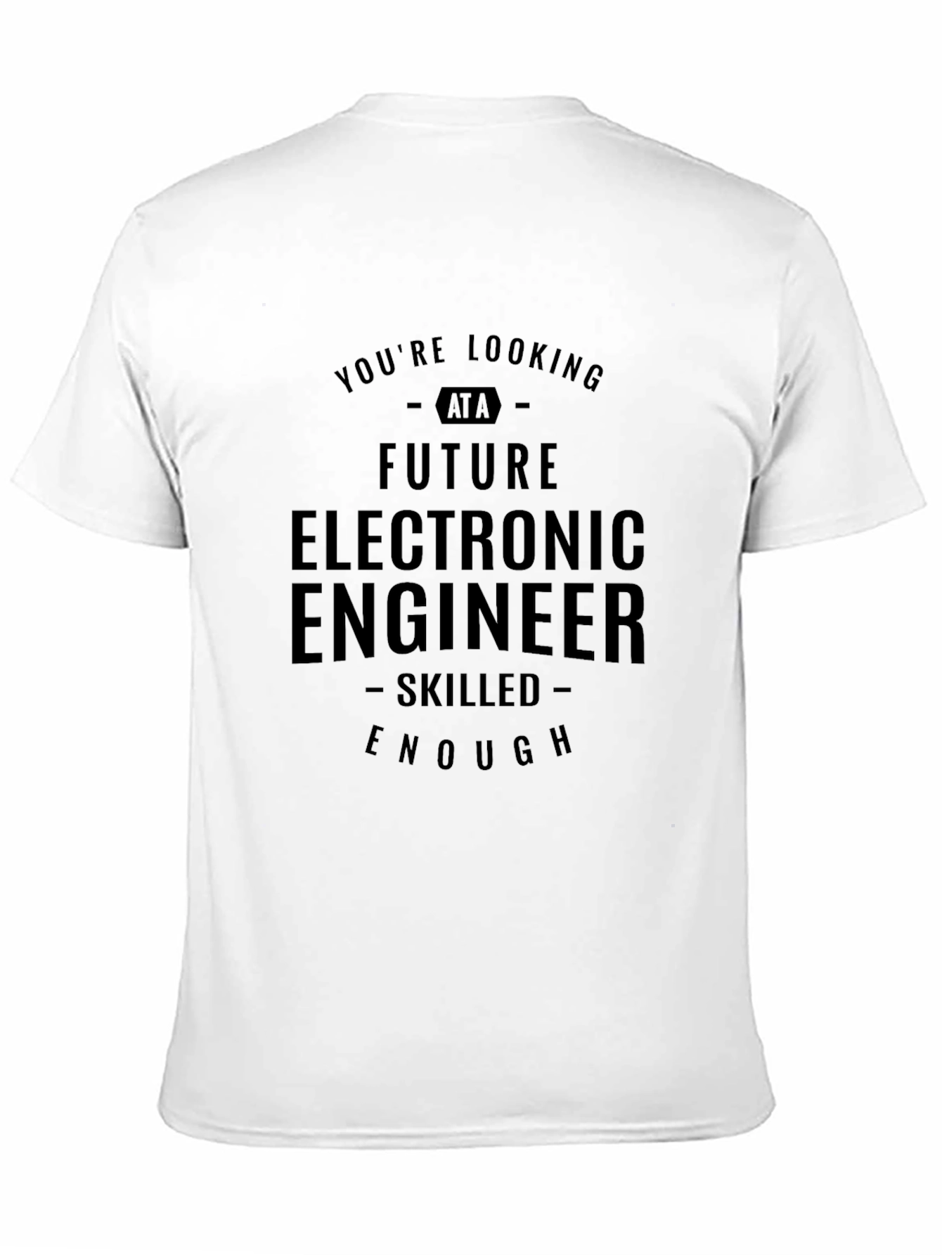 Future Electronic Engineer Black T-Shirt