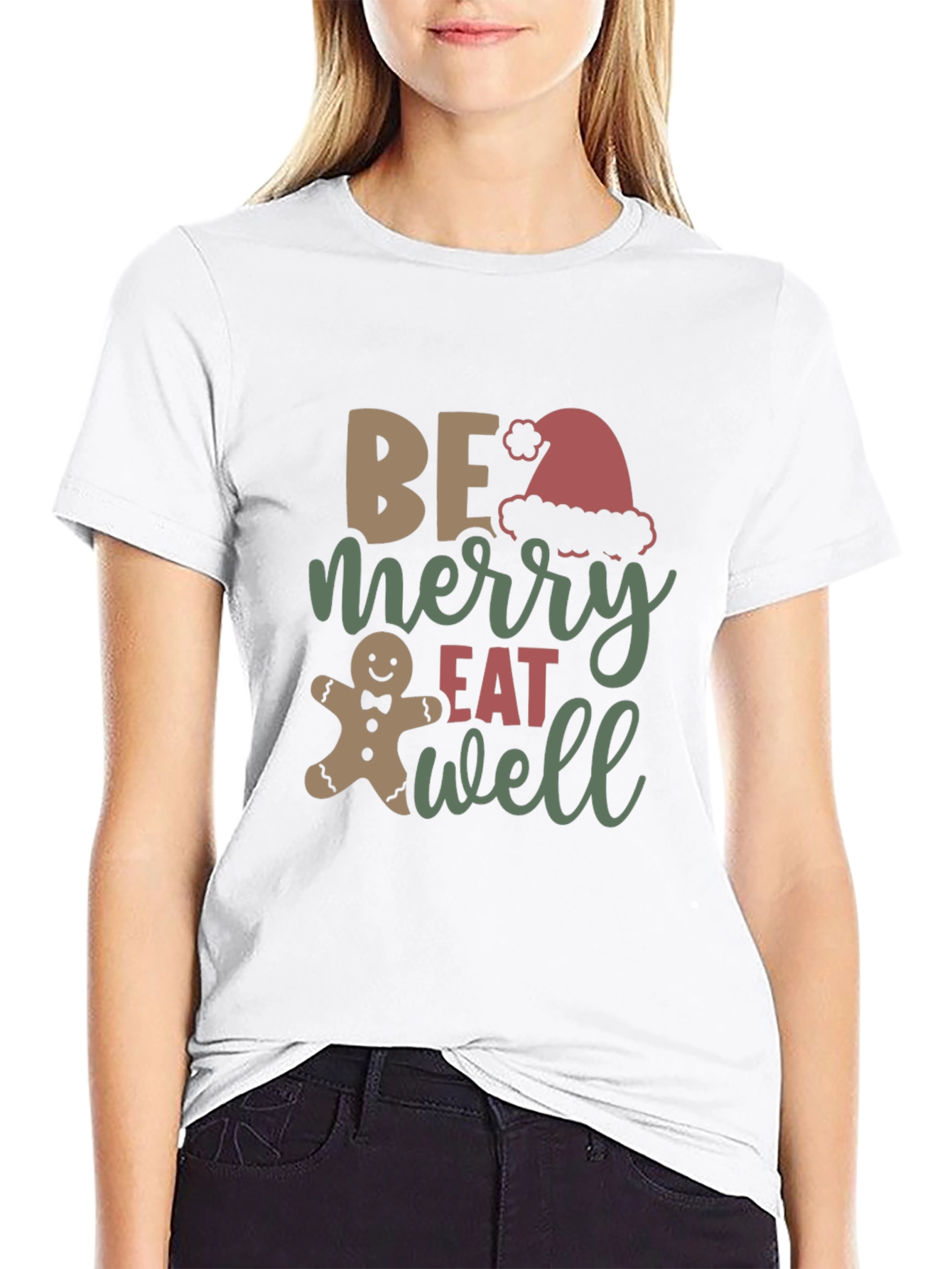 Be Merry Christmas Holiday Graphic T-Shirt