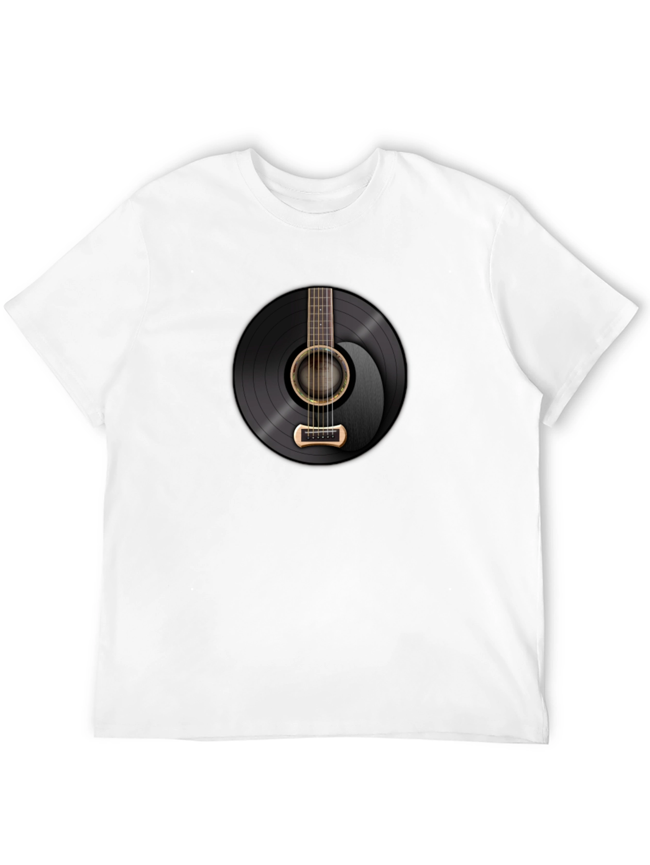 Acoustic Guitar Record Graphic Tee