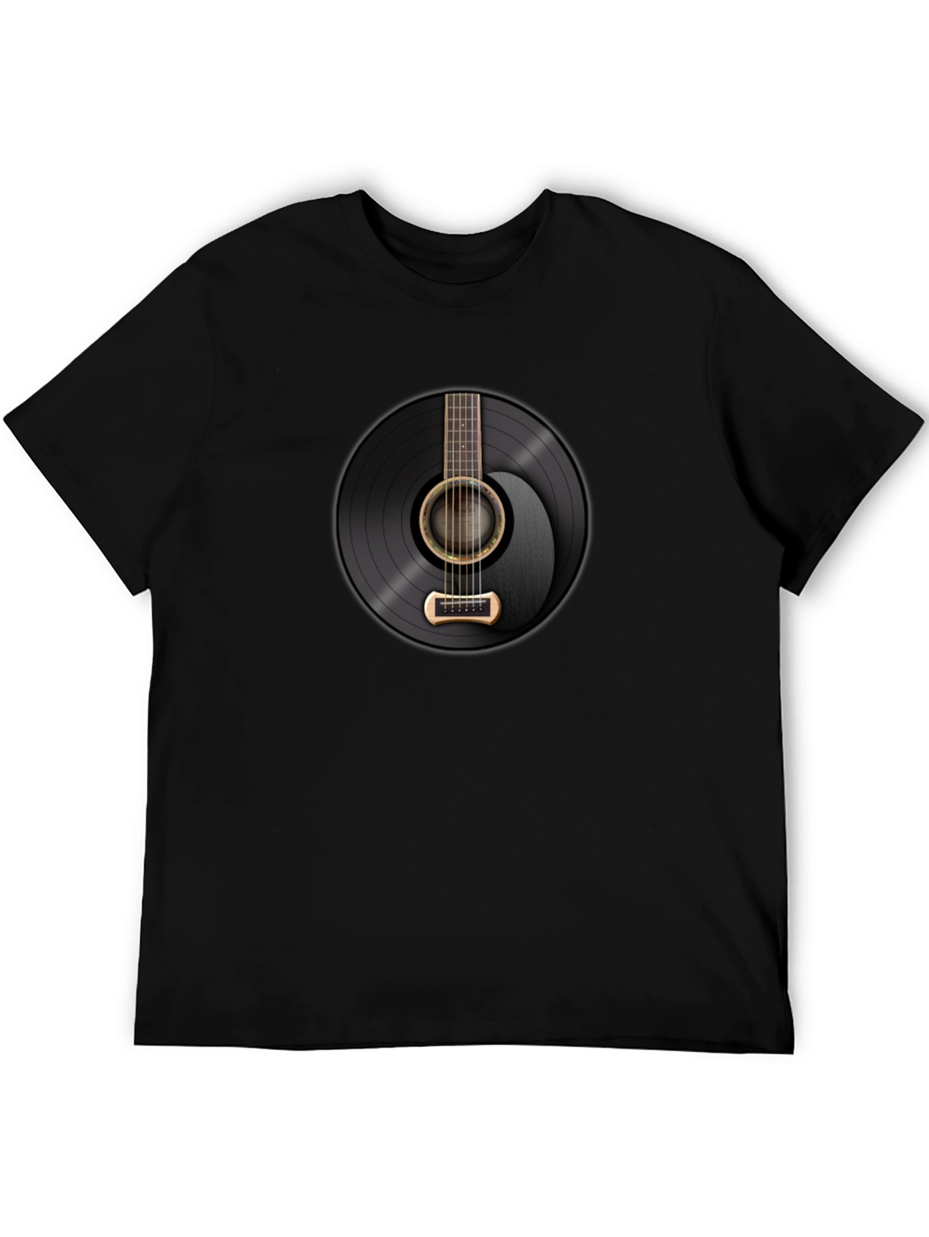 Acoustic Guitar Record Graphic Tee