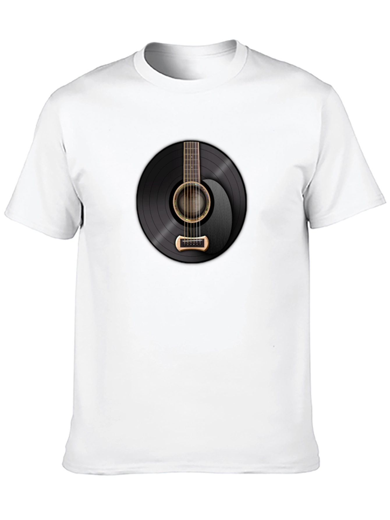 Acoustic Guitar Record Graphic Tee