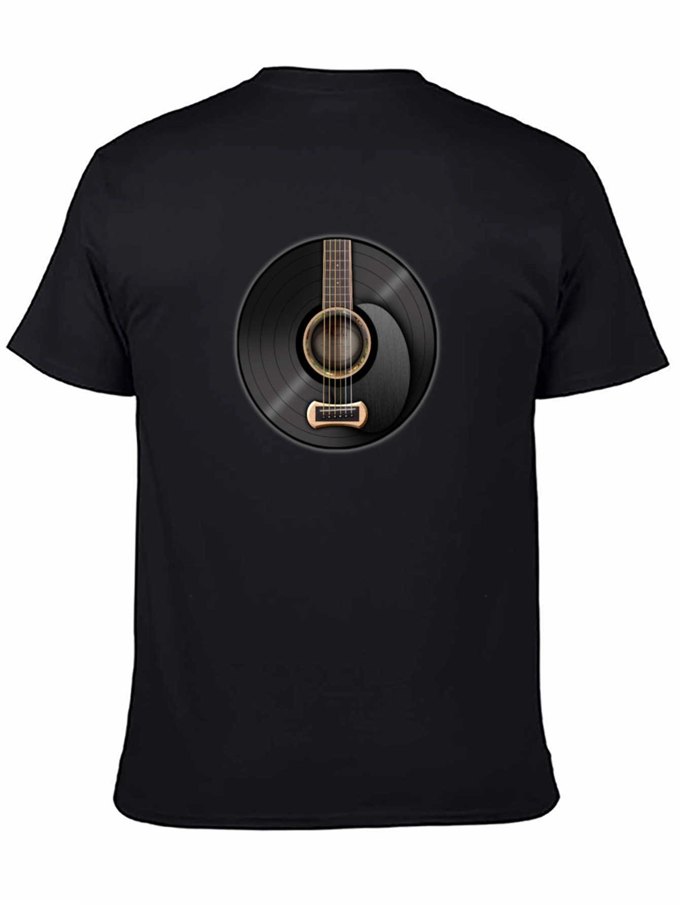 Acoustic Guitar Record Graphic Tee